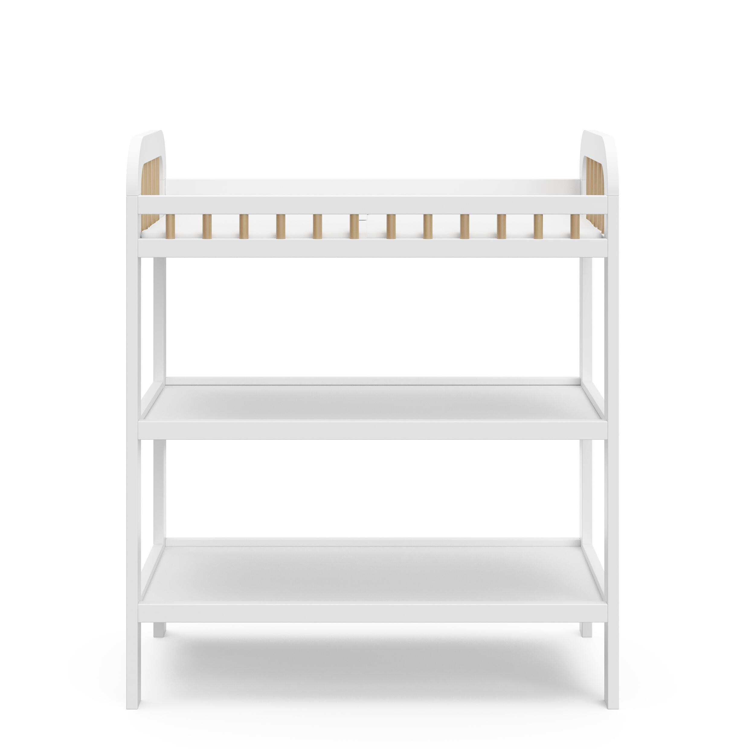 Storkcraft Pasadena Changing Table, White/Driftwood, large