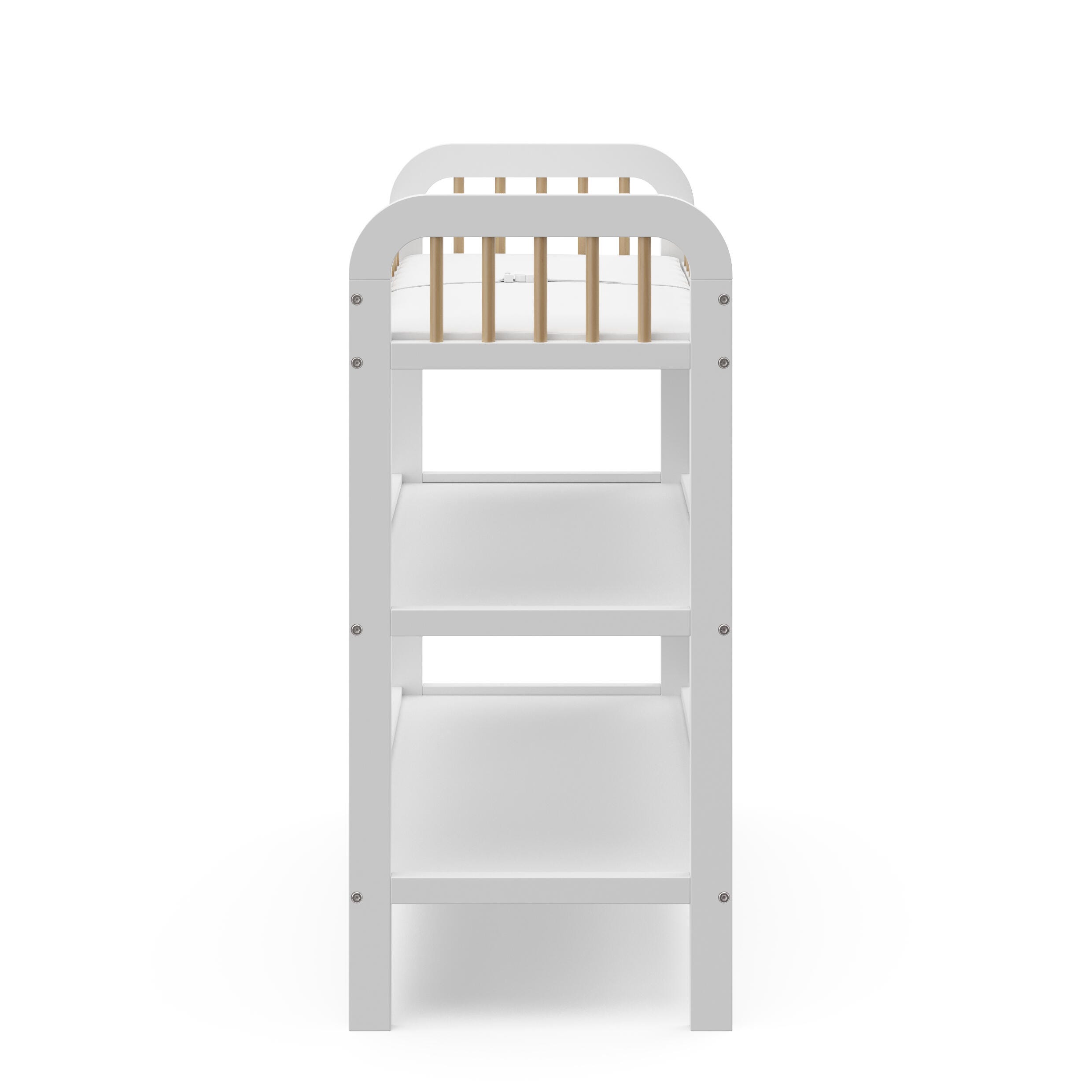 Storkcraft Pasadena Changing Table, White/Driftwood, large