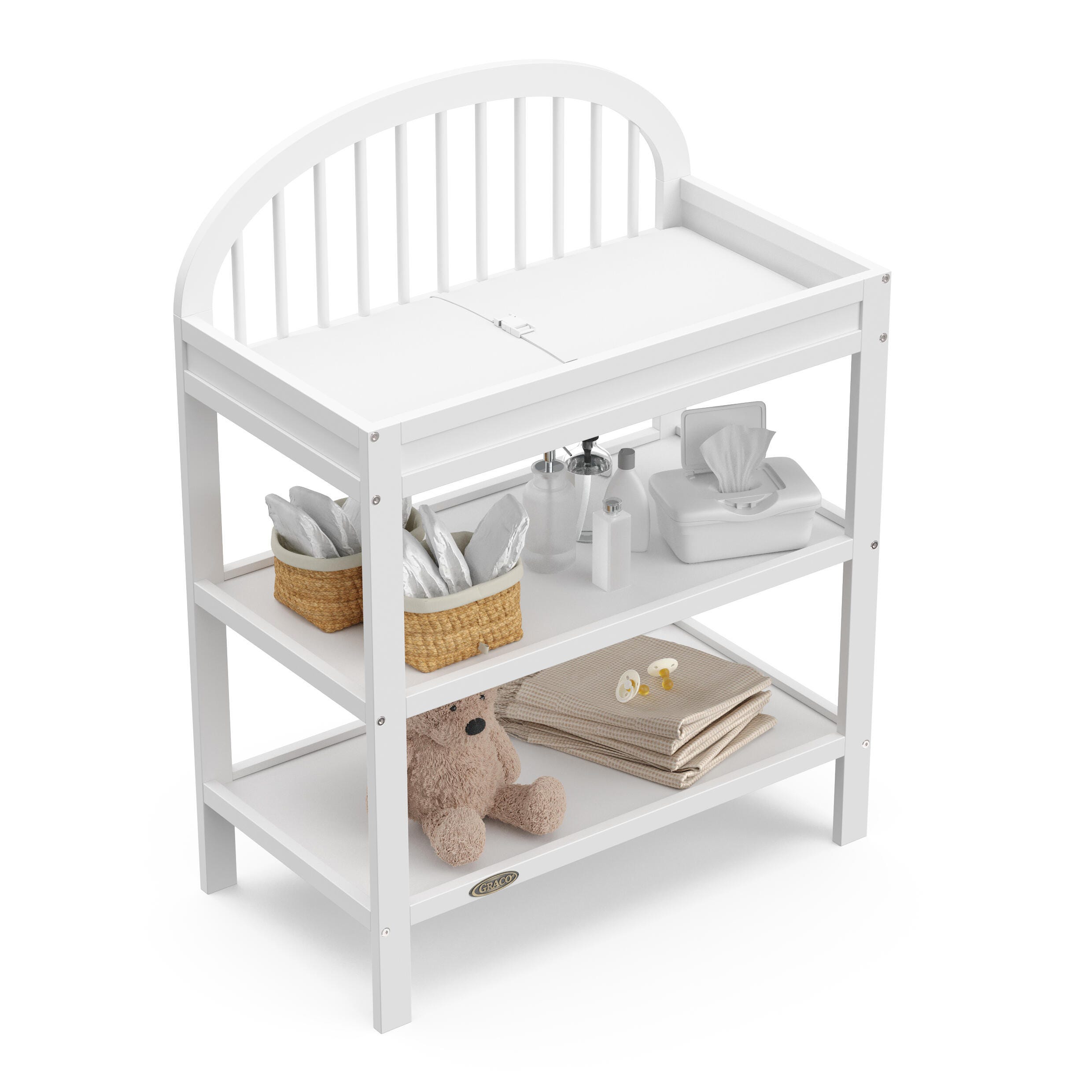 Graco Olivia Changing Table, White, large