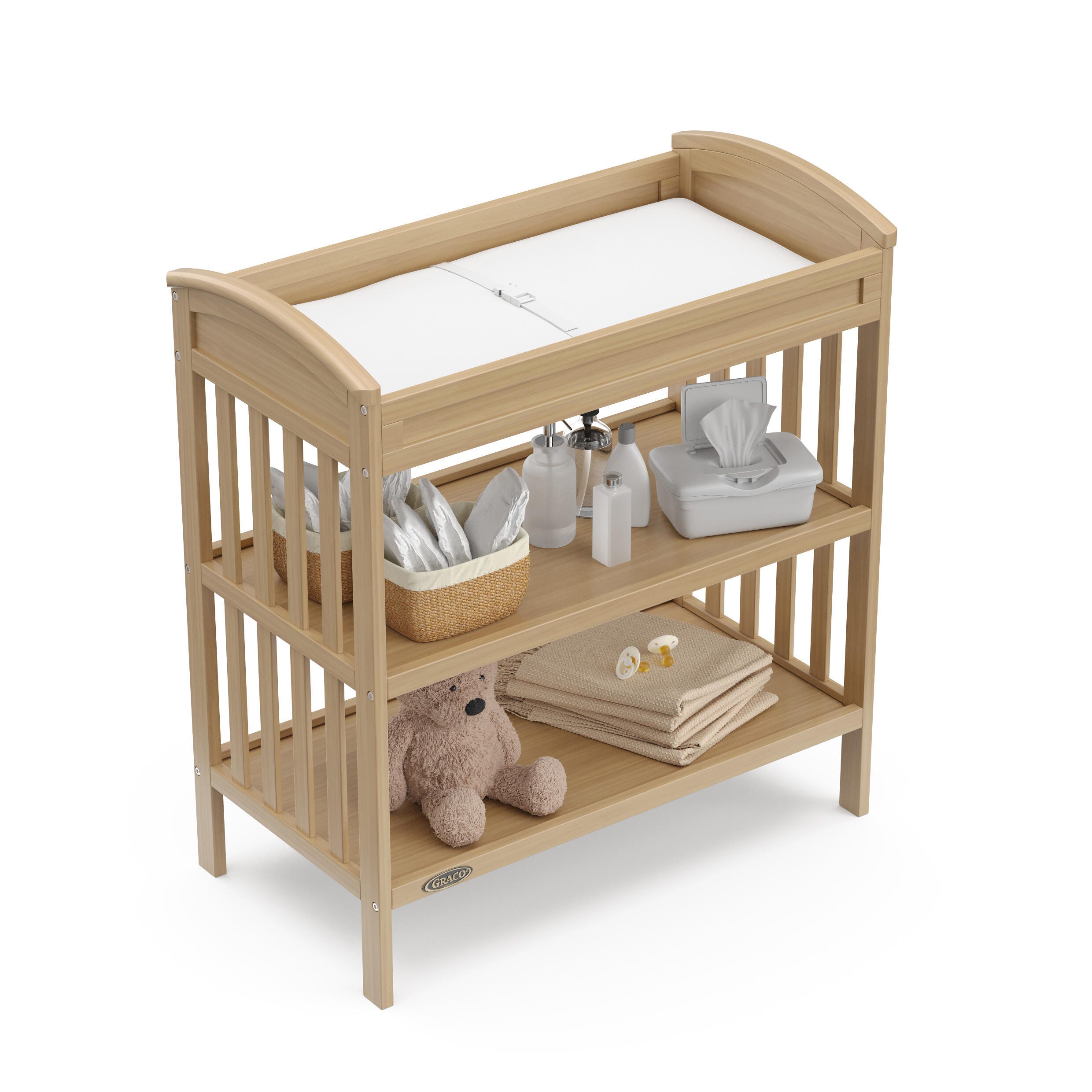 Graco Benton Changing Table, Driftwood, large