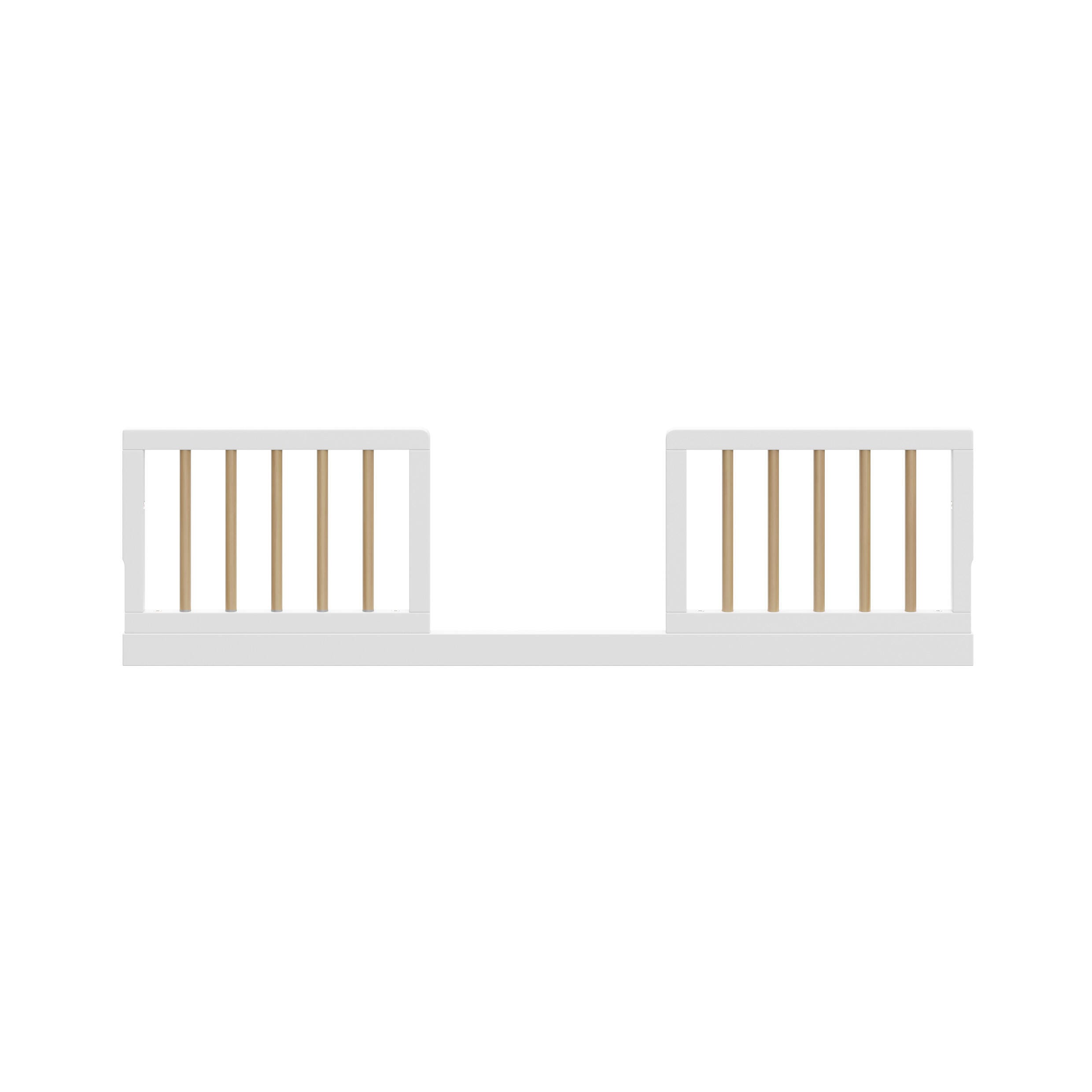 Graco Toddler Safety Guardrail Kit (Dowels), White/Driftwood, large