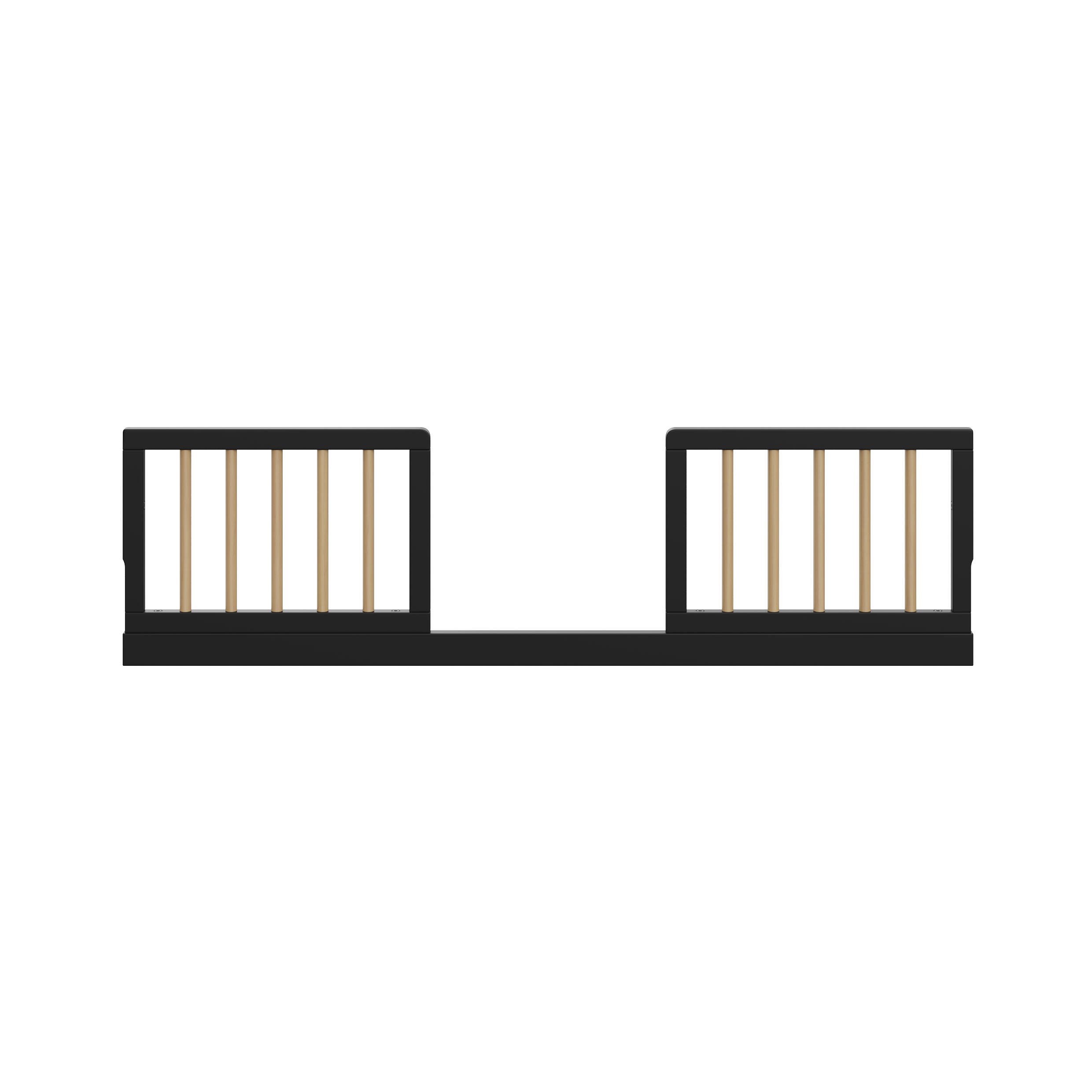 Graco Toddler Safety Guardrail Kit (Dowels), Black/Driftwood, large