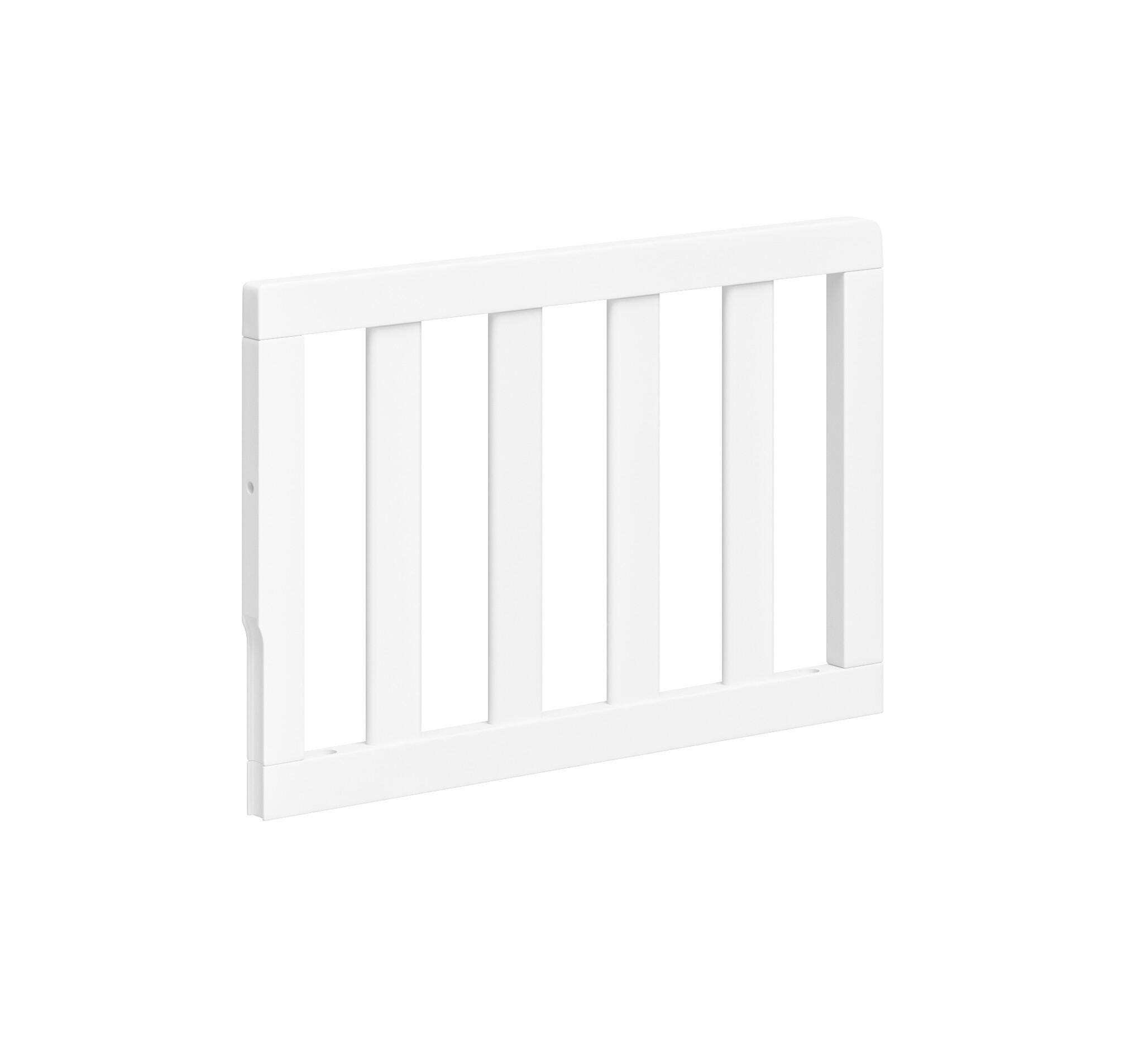 Graco Toddler Safety Guardrail (Slats), White, large