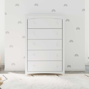 storkcraft kenton 5 drawer dresser grey Storkcraft Venetian 2 Piece Nursery Set