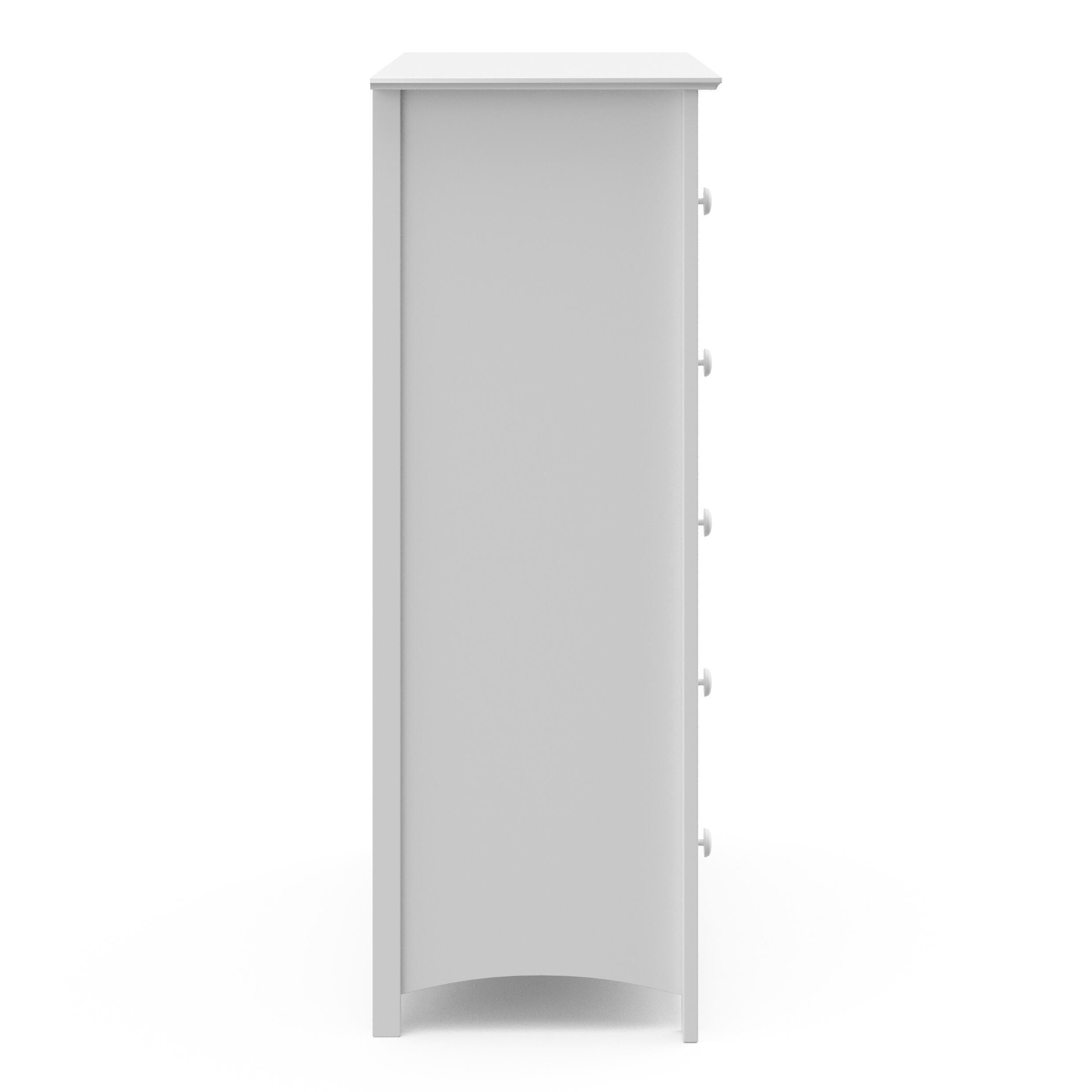 Storkcraft Kenton 5 Drawer Dresser, White, large