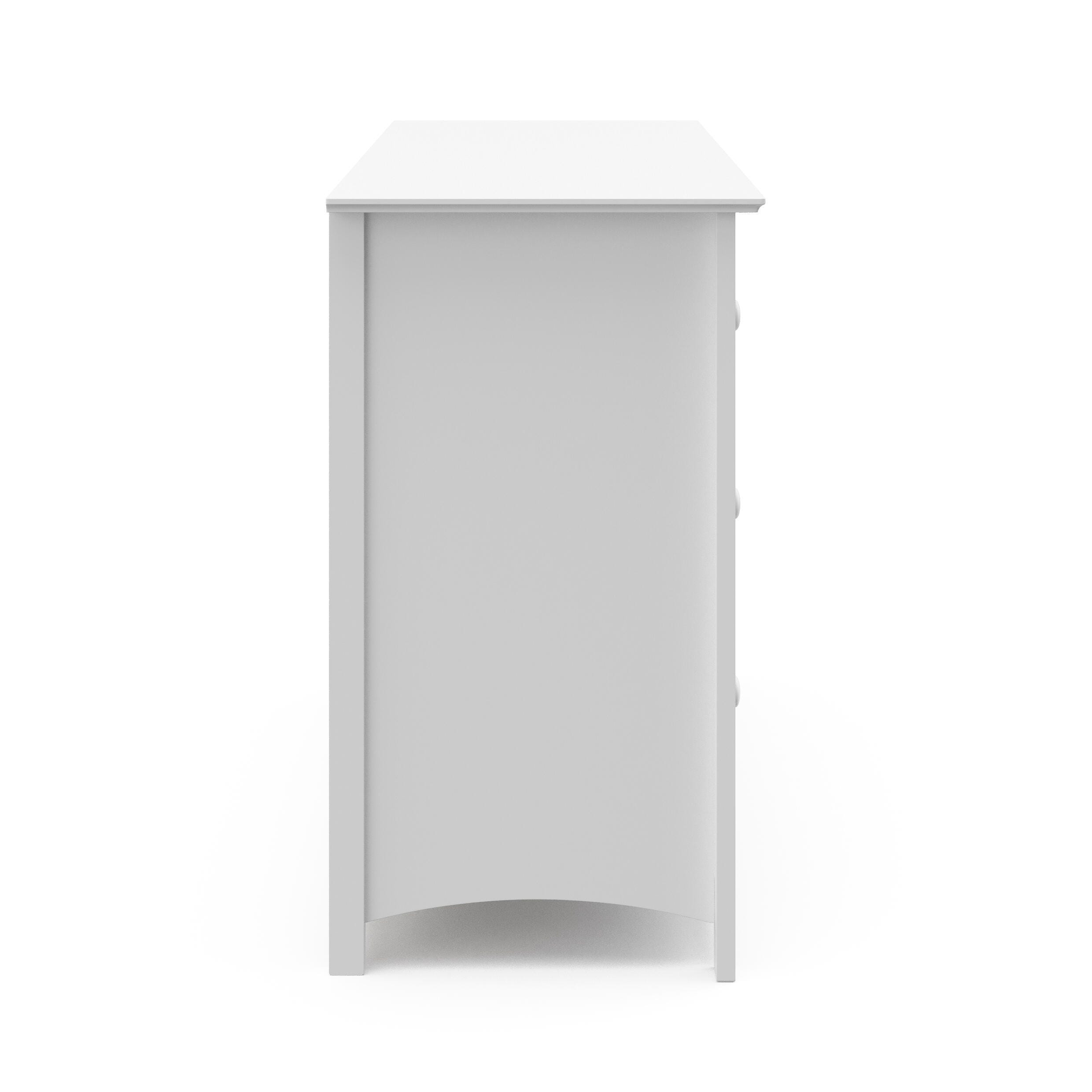 Storkcraft Kenton 6 Drawer Double Dresser, White, large