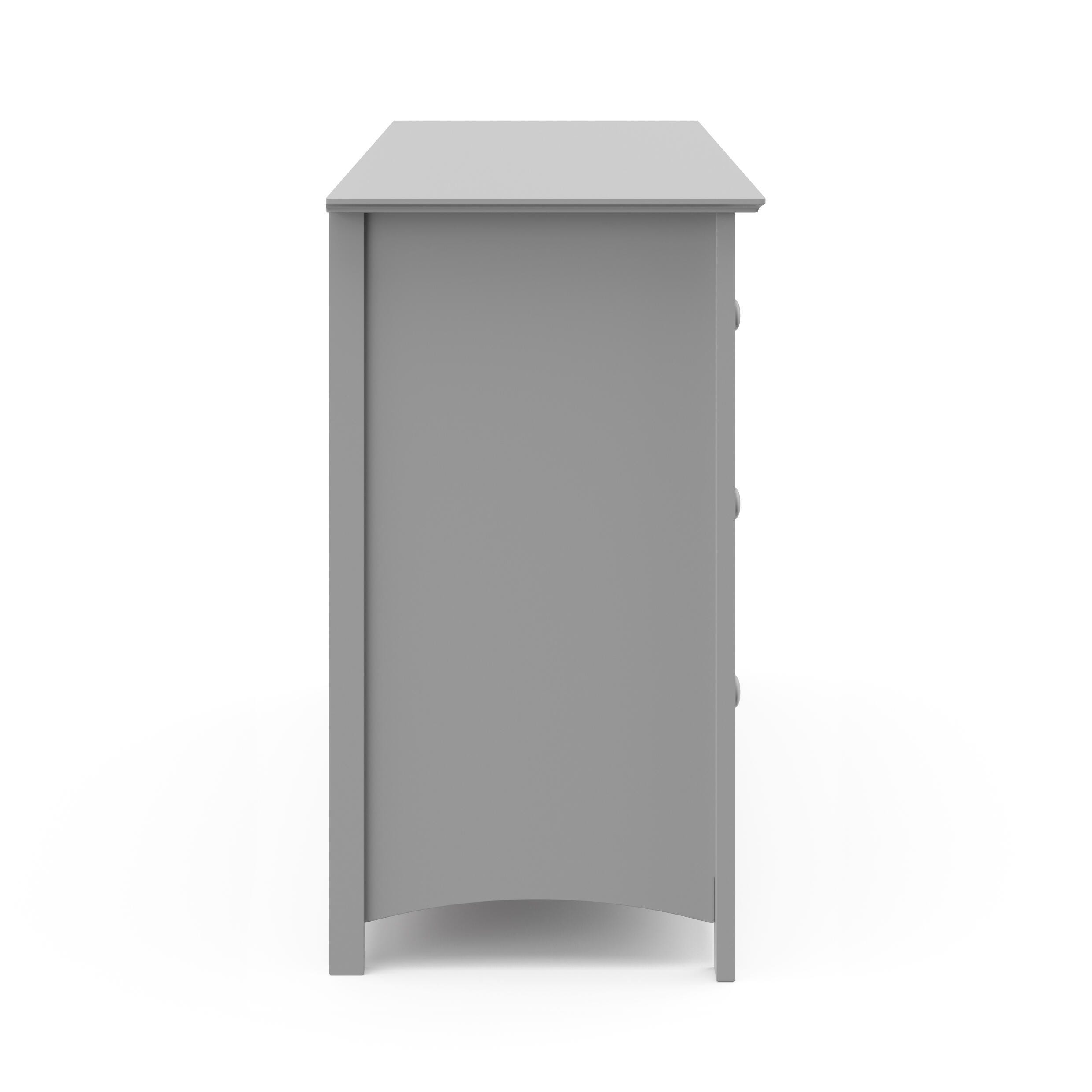 Storkcraft Kenton 6 Drawer Double Dresser, Pebble Gray, large