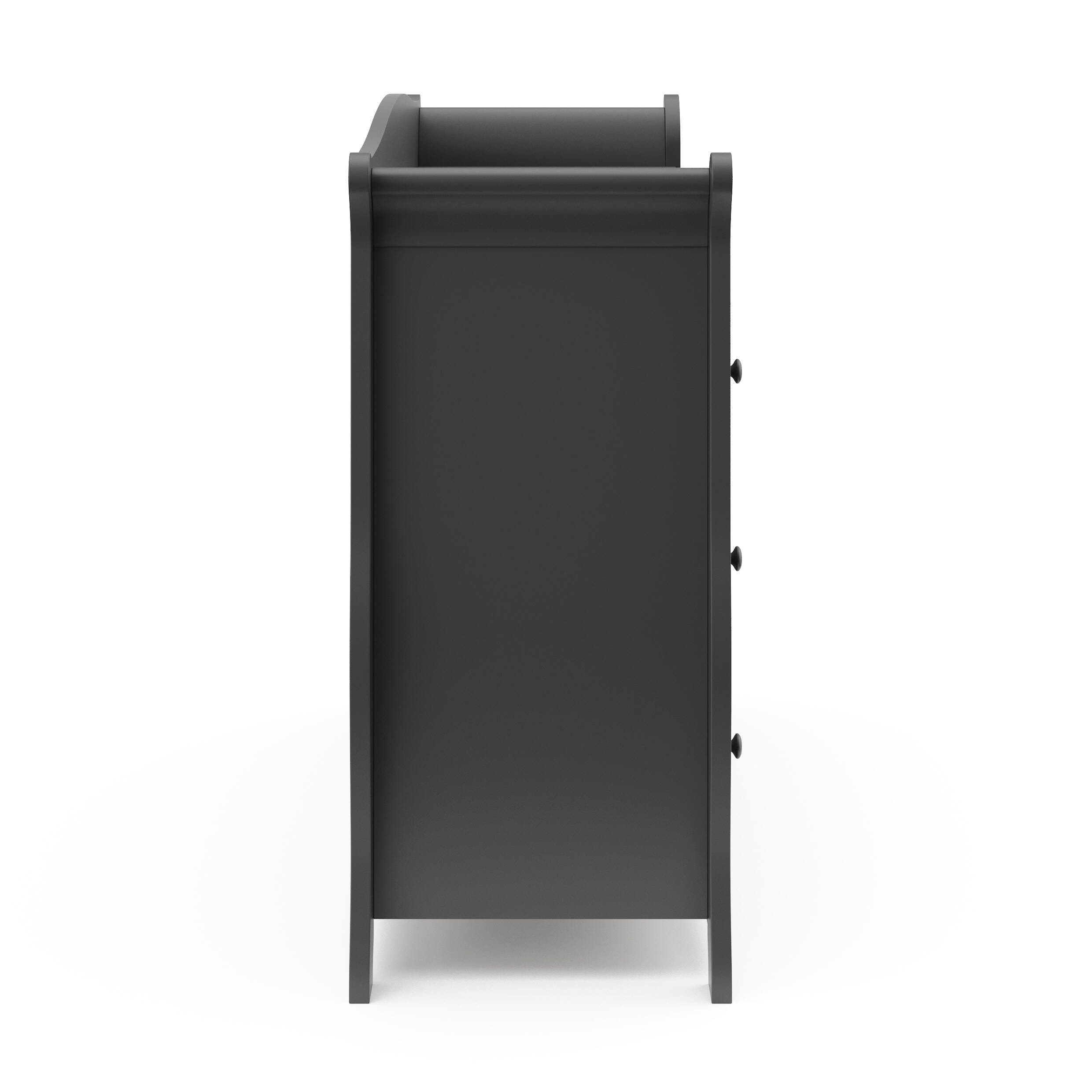 Storkcraft Avalon 6 Drawer Double Dresser, Gray, large