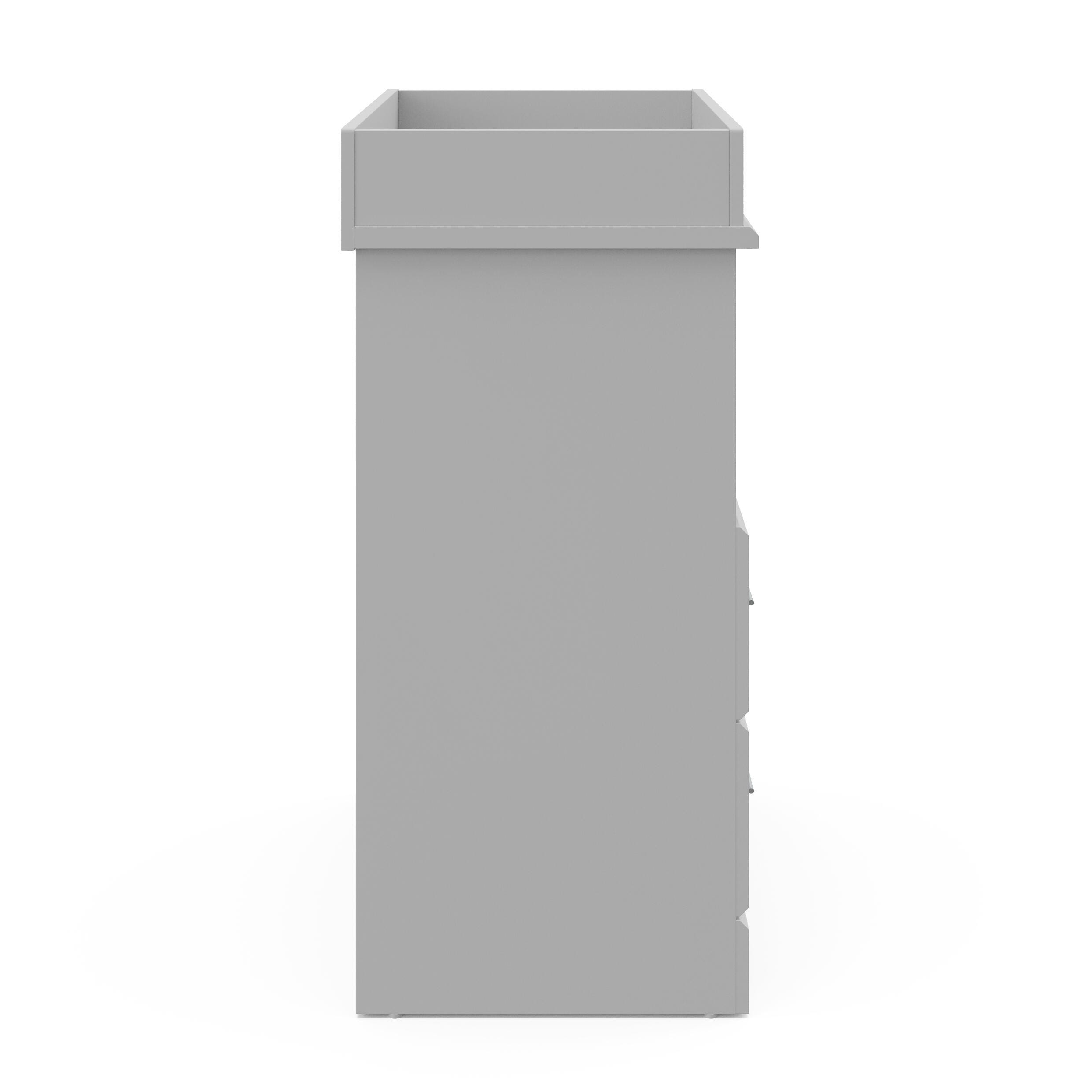 Storkcraft Brookside 2-Drawer Changing Chest, Pebble Gray, large
