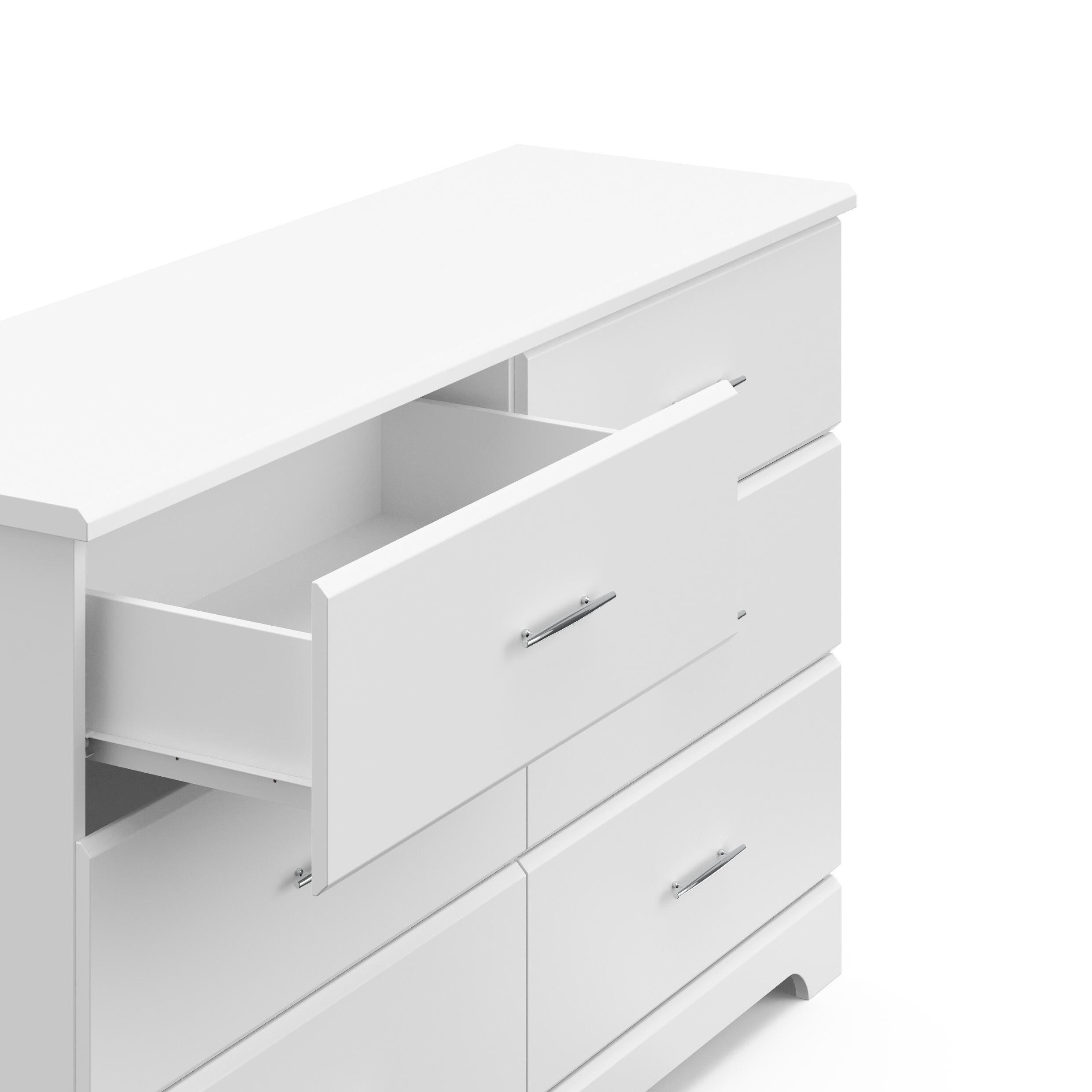 Storkcraft Brookside 6-Drawer White Dresser
