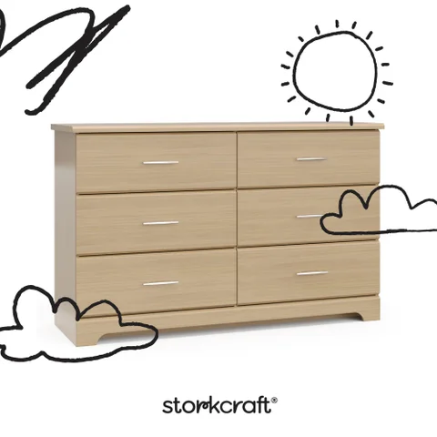Storkcraft Brookside 6 Drawer Double Dresser | Ashley Storkcraft Brookside 6 Drawer Double Dresser | Ashley