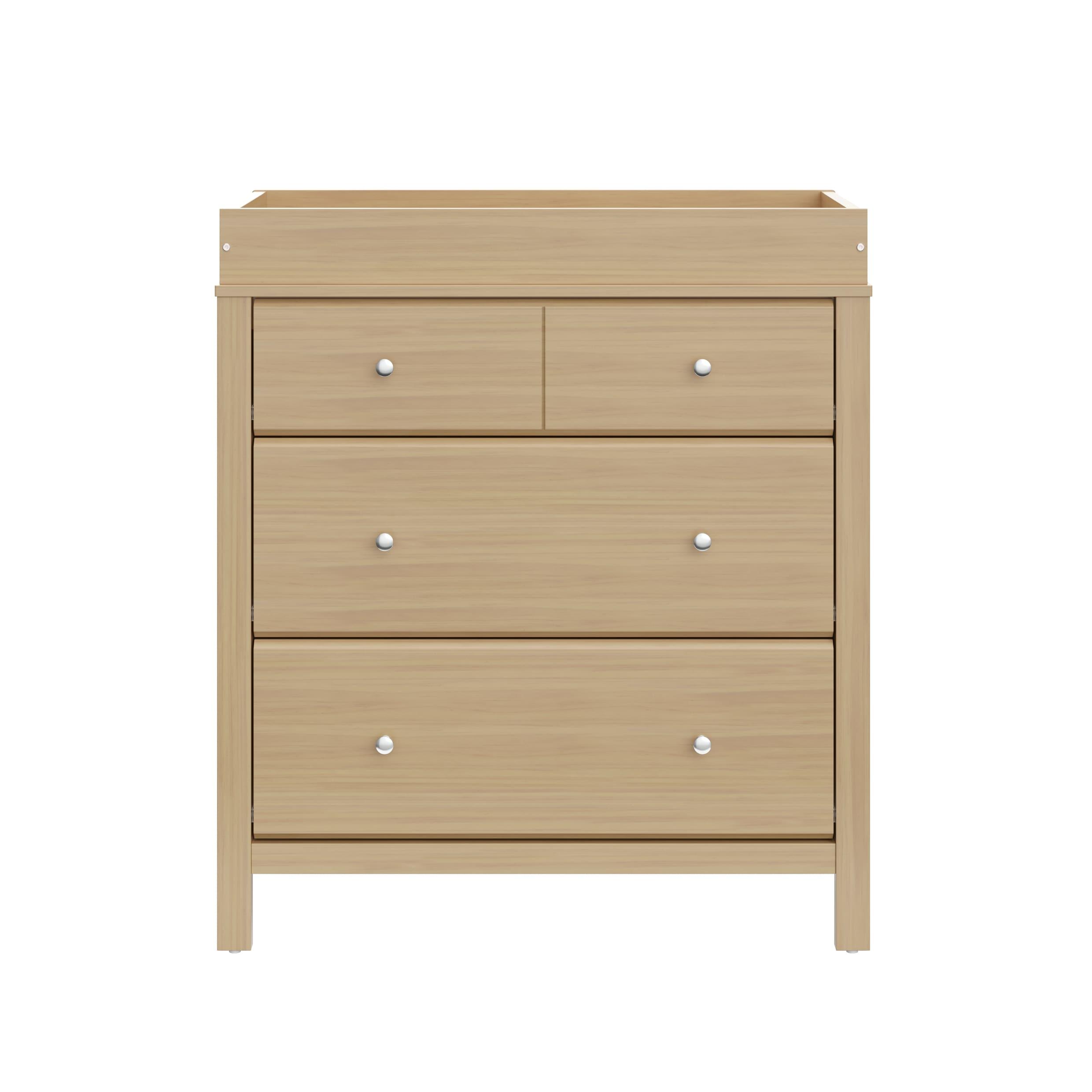 Storkcraft Horizon 3 Drawer Chest with Changing Topper, Driftwood, large