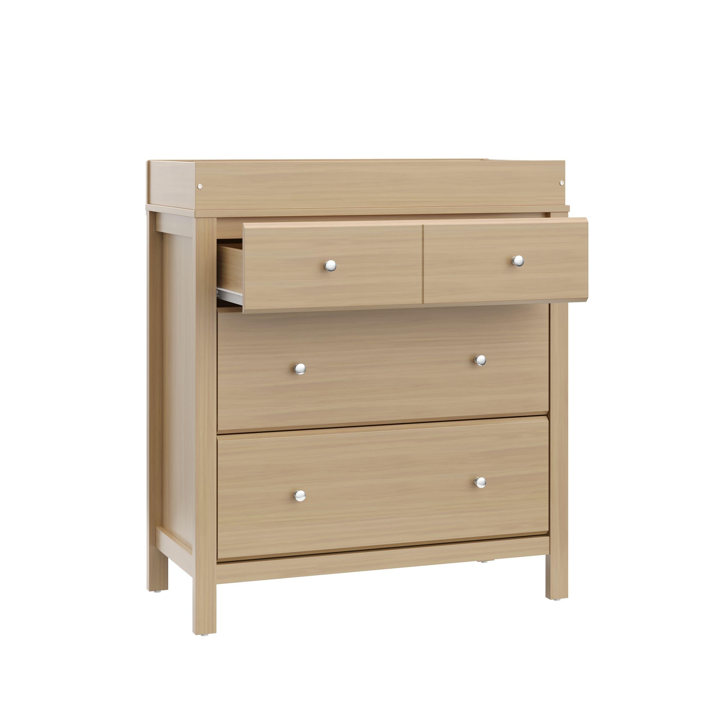Storkcraft Horizon 3 Drawer Chest with Changing Topper, Driftwood, large