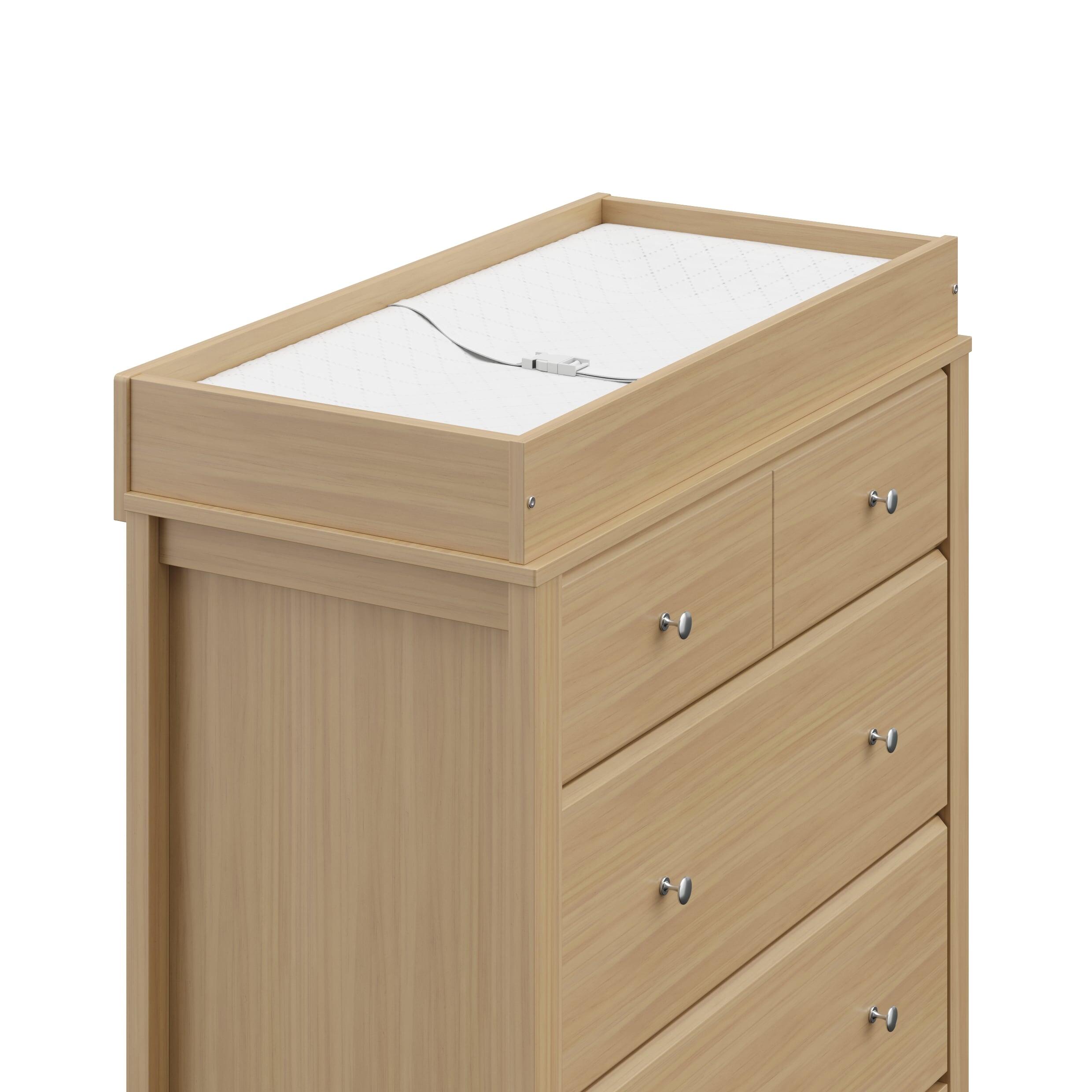Storkcraft Horizon 3 Drawer Chest with Changing Topper, Driftwood, large