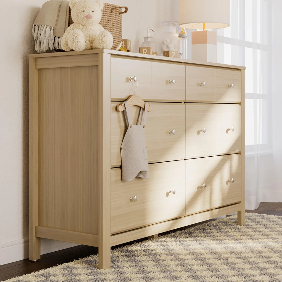 storkcraft dresser Storkcraft Brookside 6 Drawer Dresser