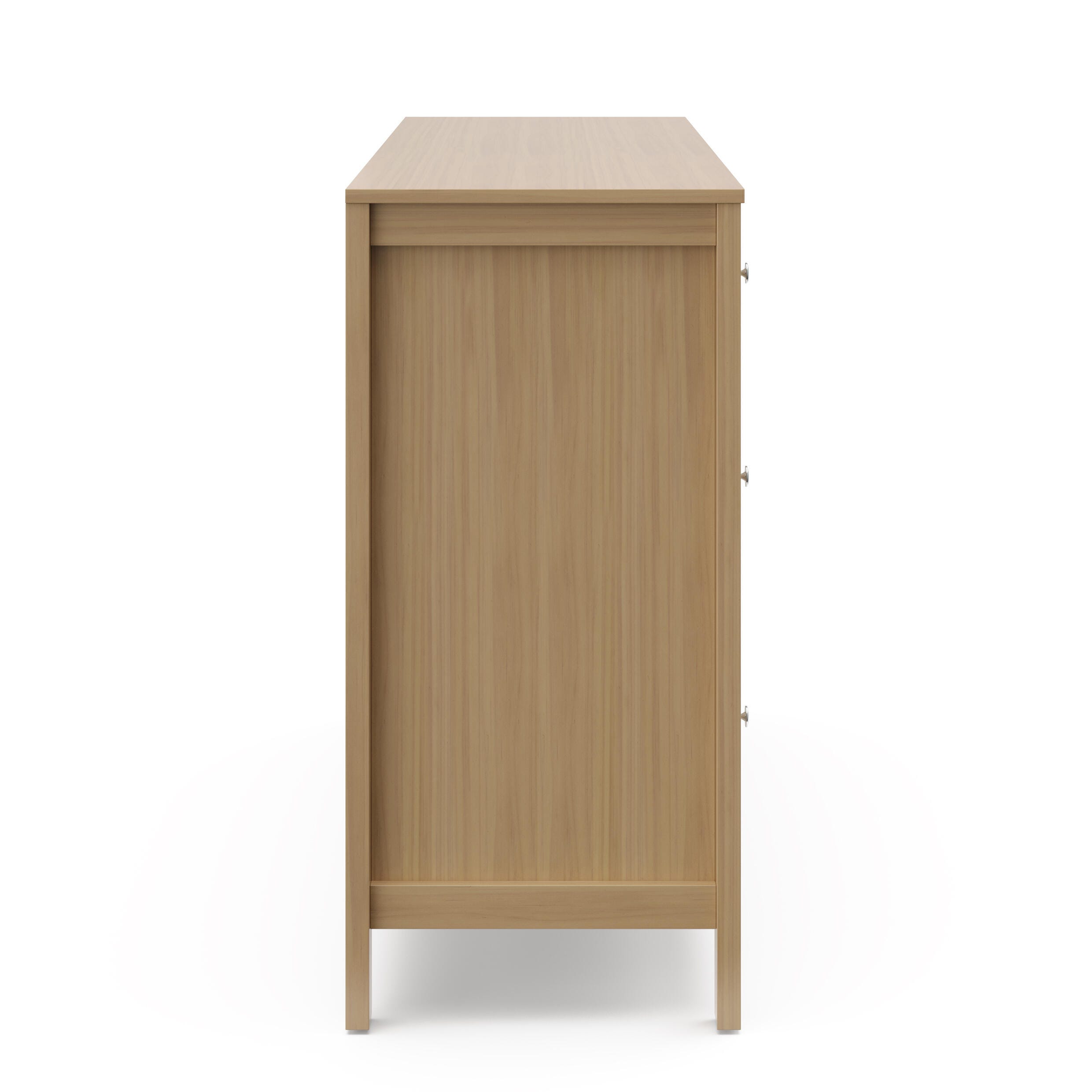 Storkcraft Horizon 6 Drawer Double Dresser, Driftwood, large