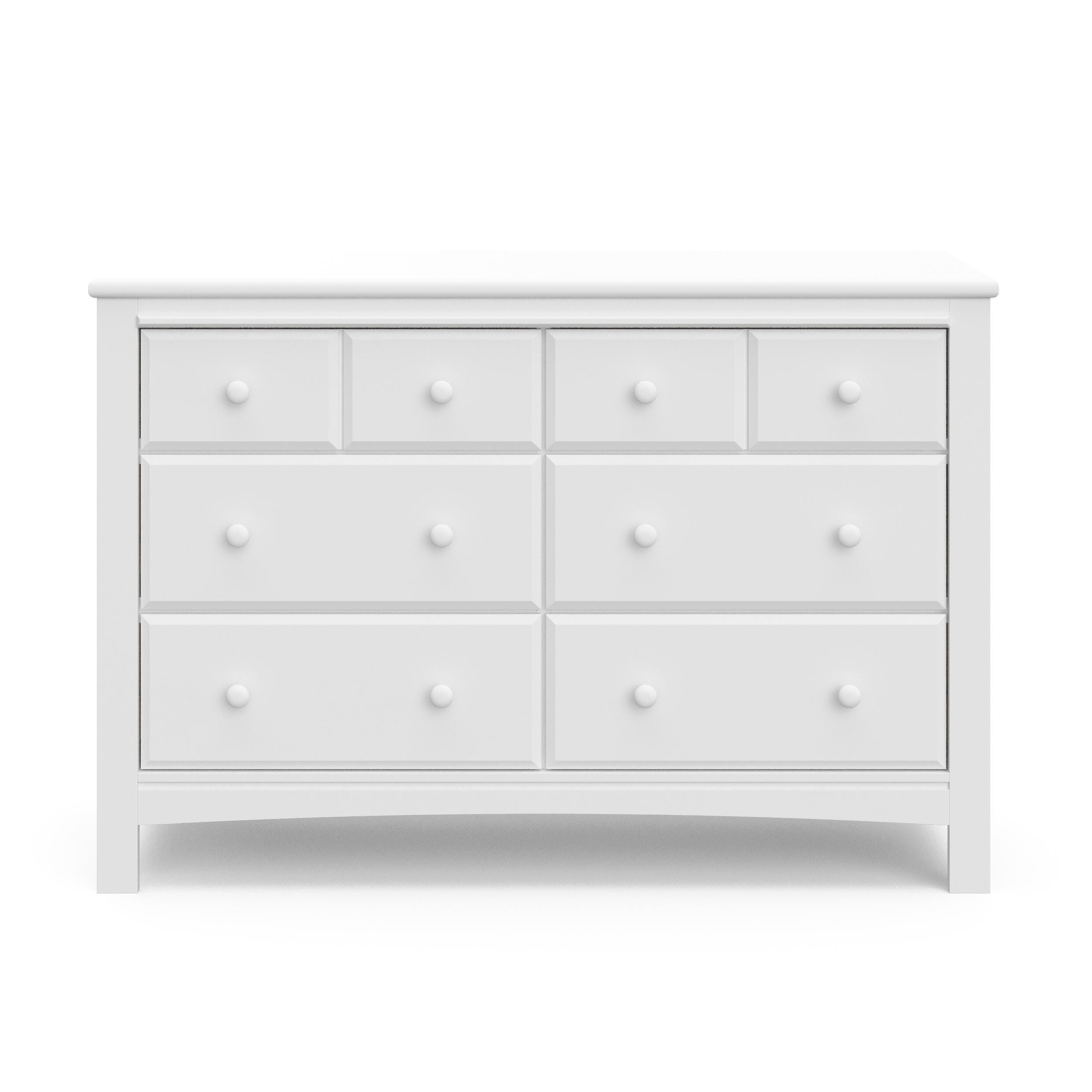 Graco Benton 6 Drawer Double Dresser, White, large