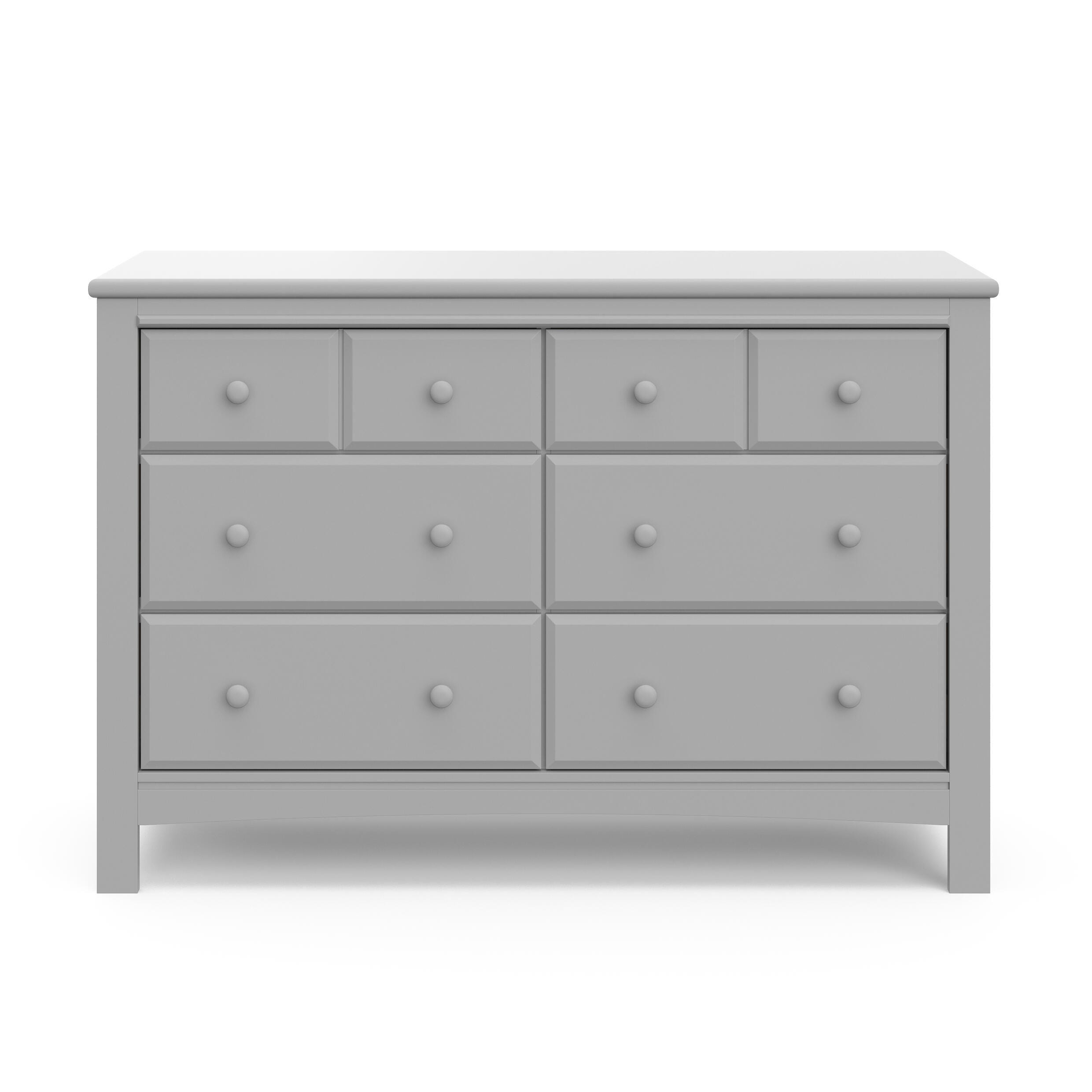 Graco Benton 6 Drawer Double Dresser, Pebble Gray, large