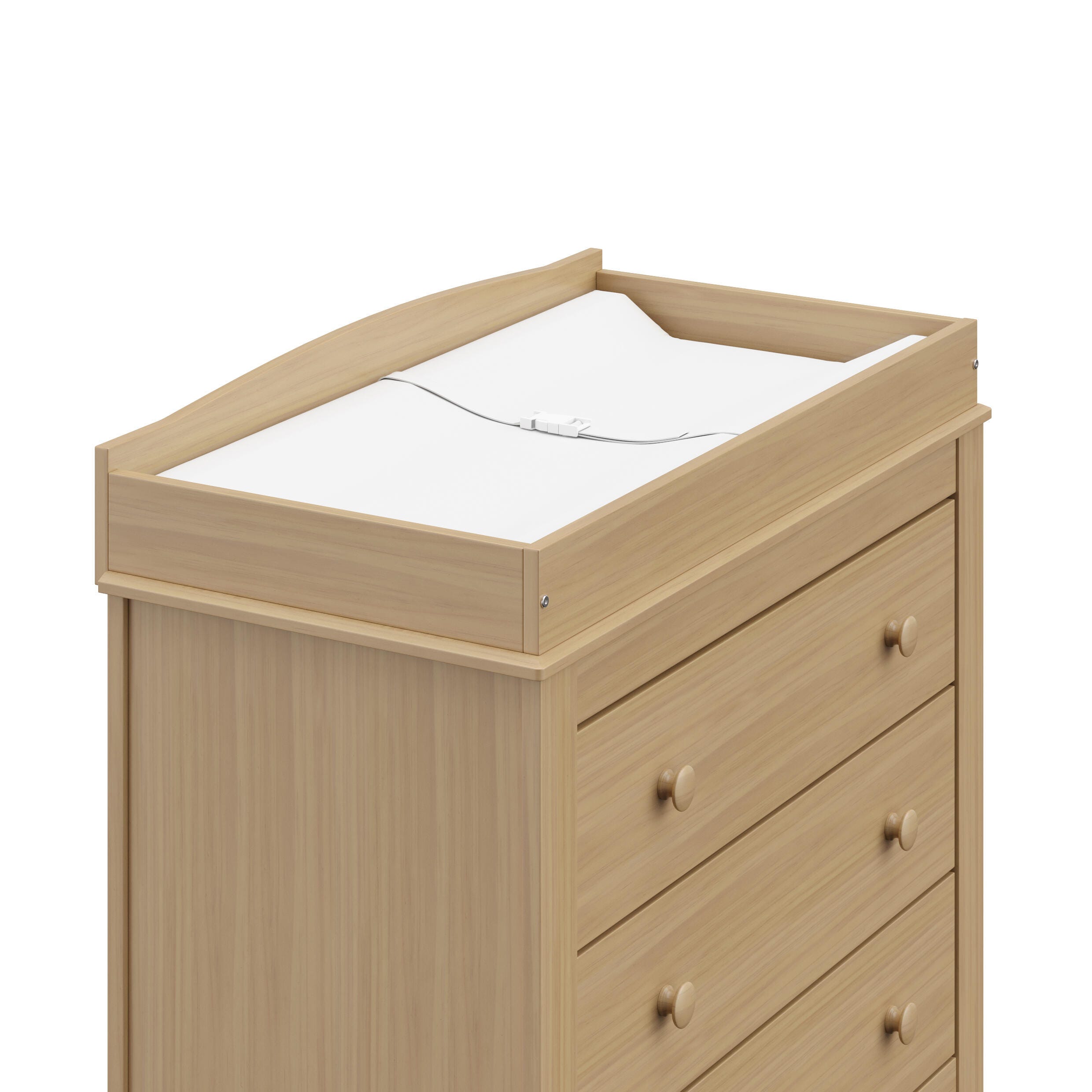 Graco Noah 3 Drawer Chest with Changing Topper, Driftwood, large