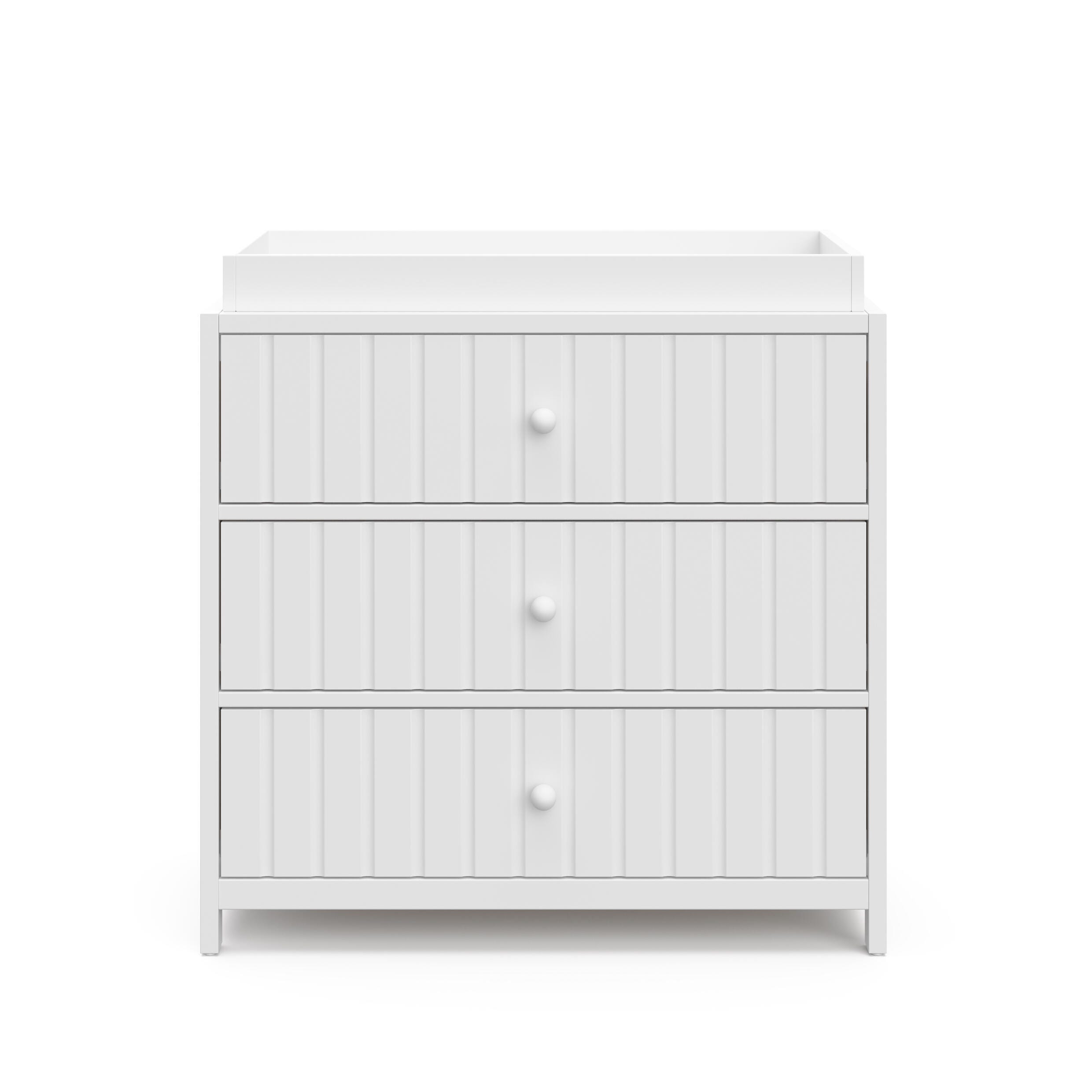 Graco Teddi 3 Drawer Chest with Changing Topper, White, large