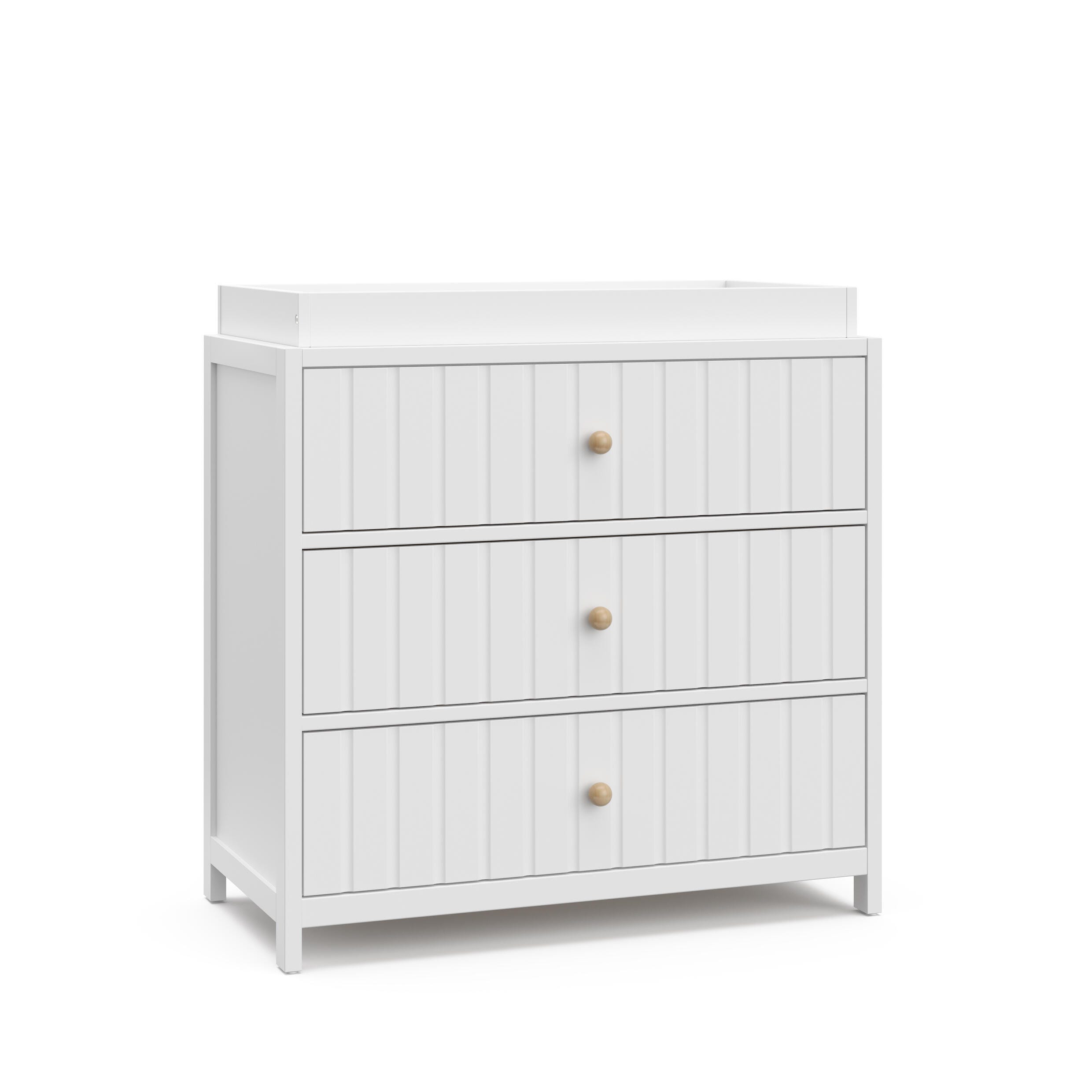 Graco Teddi 3 Drawer Chest with Changing Topper, White, large