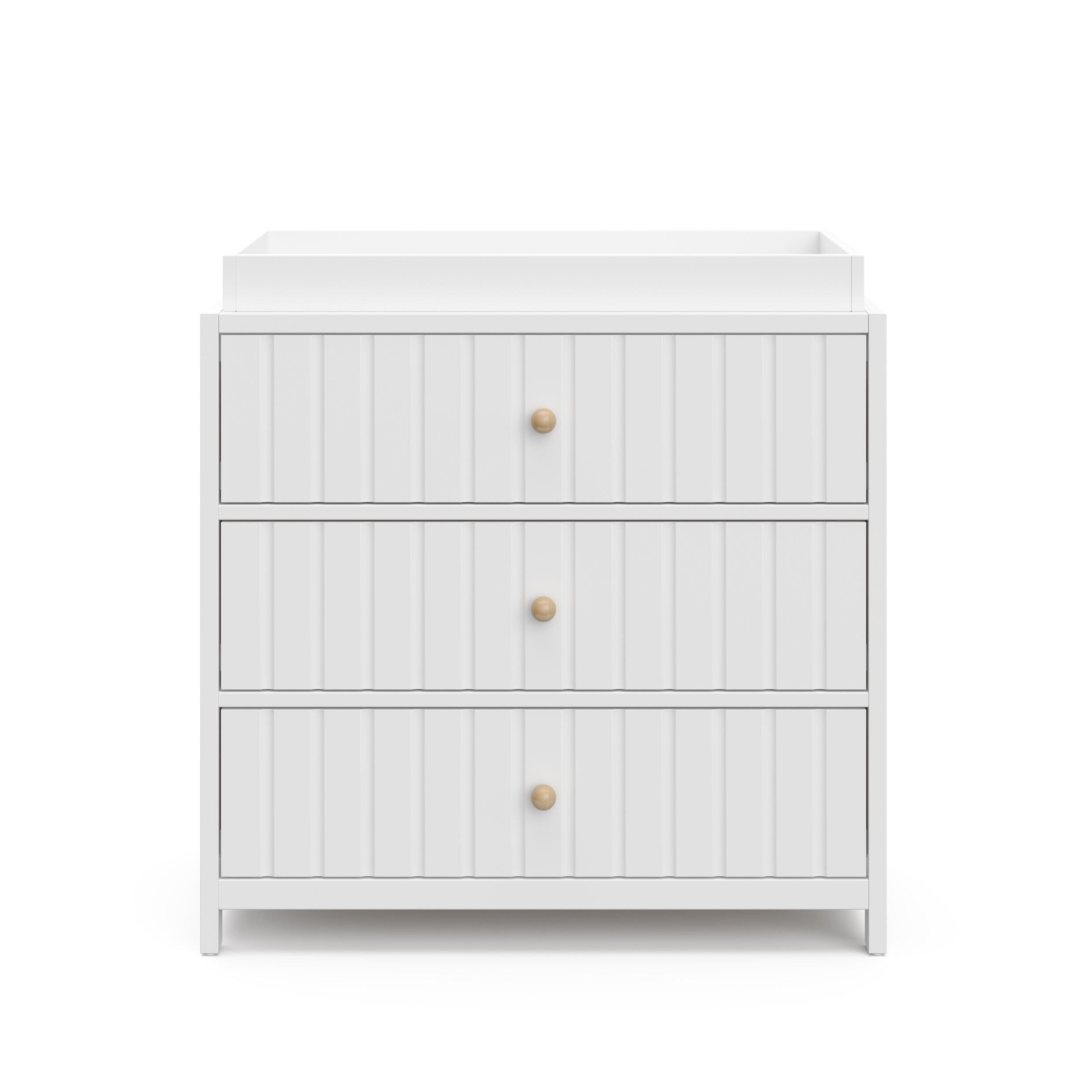 Graco Teddi 3 Drawer Chest with Changing Topper, White, large