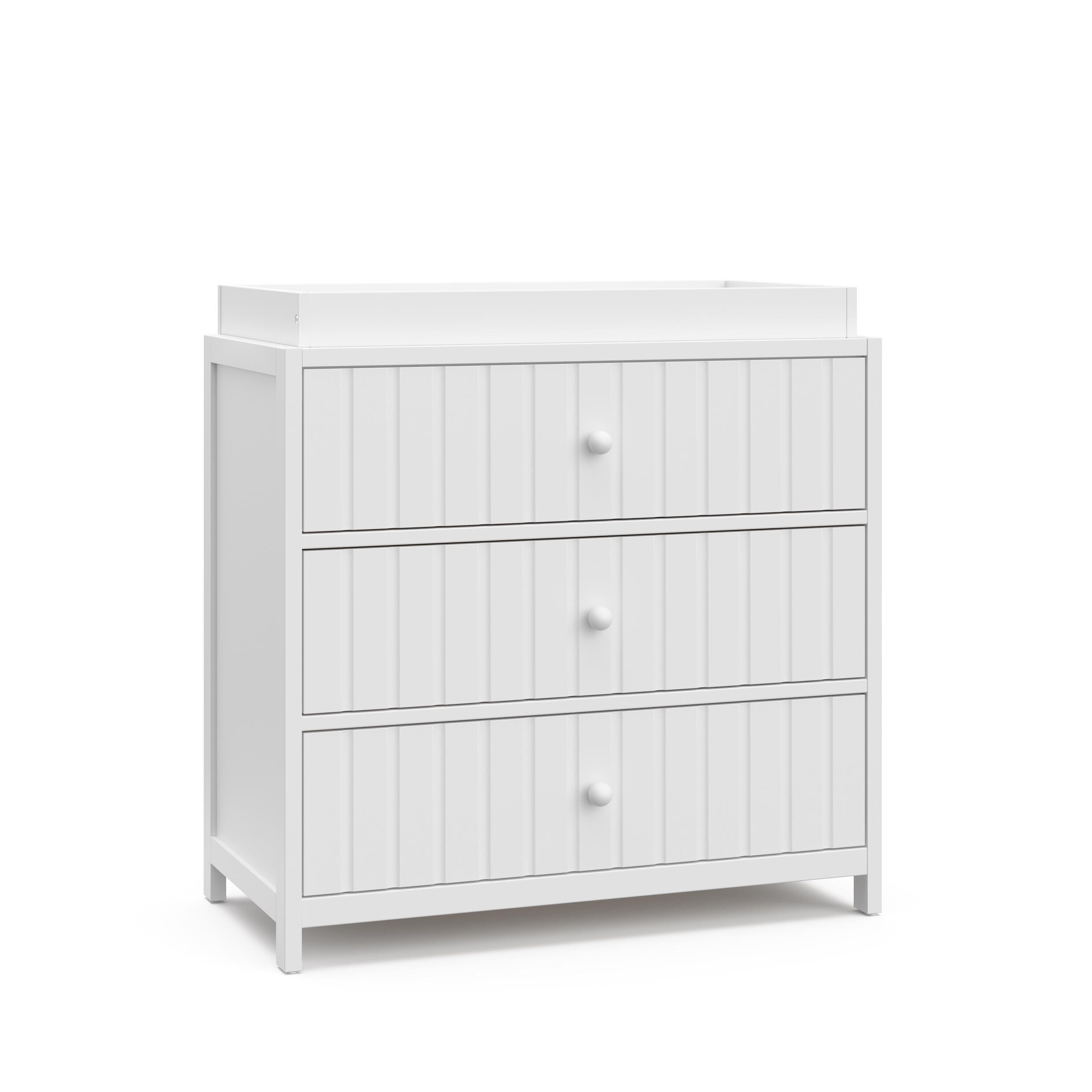 Graco Teddi 3 Drawer Chest with Changing Topper, White, large