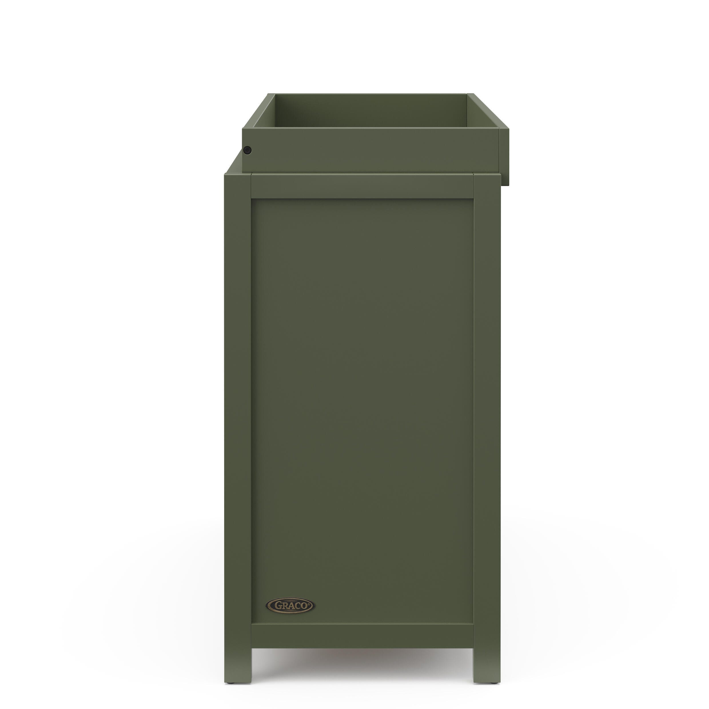 Graco Teddi 3 Drawer Chest with Changing Topper, Olive, large