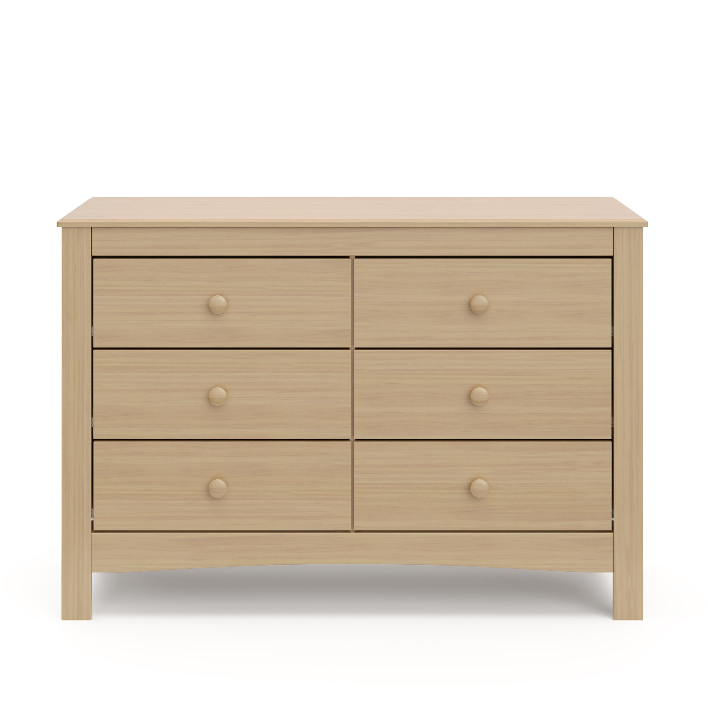 Graco Noah 6 Drawer Double Dresser, Driftwood, large