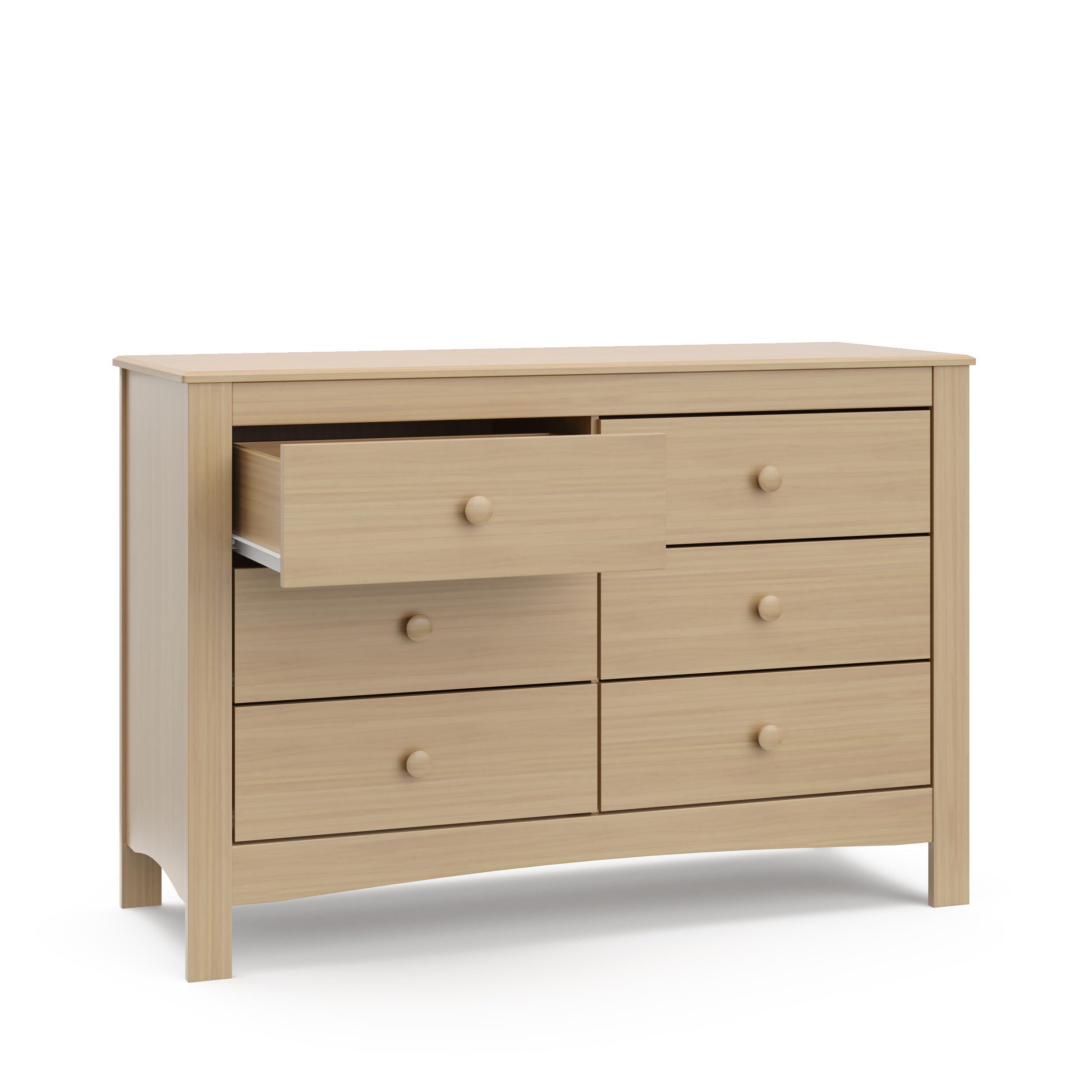 Graco Noah 6 Drawer Double Dresser, Driftwood, large
