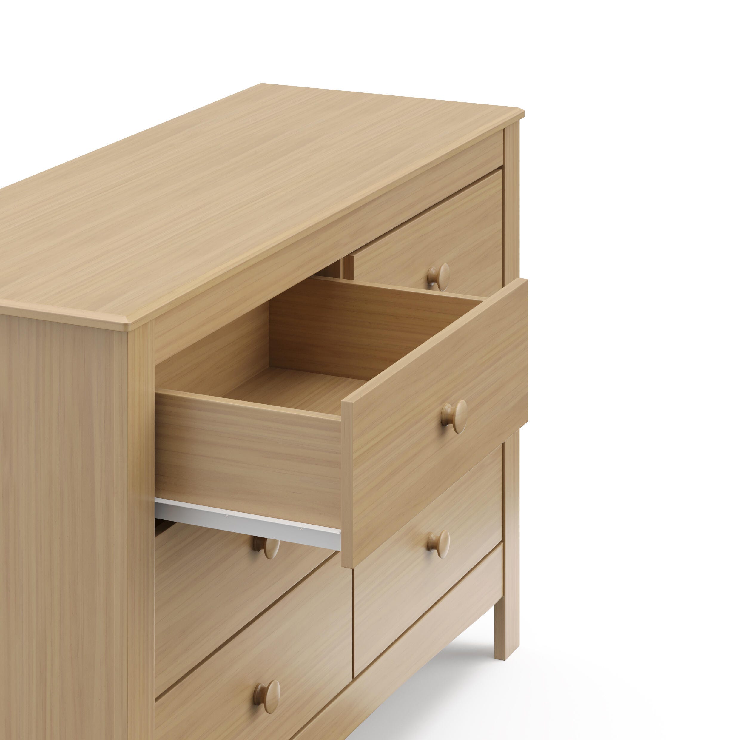 Graco Noah 6 Drawer Double Dresser, Driftwood, large