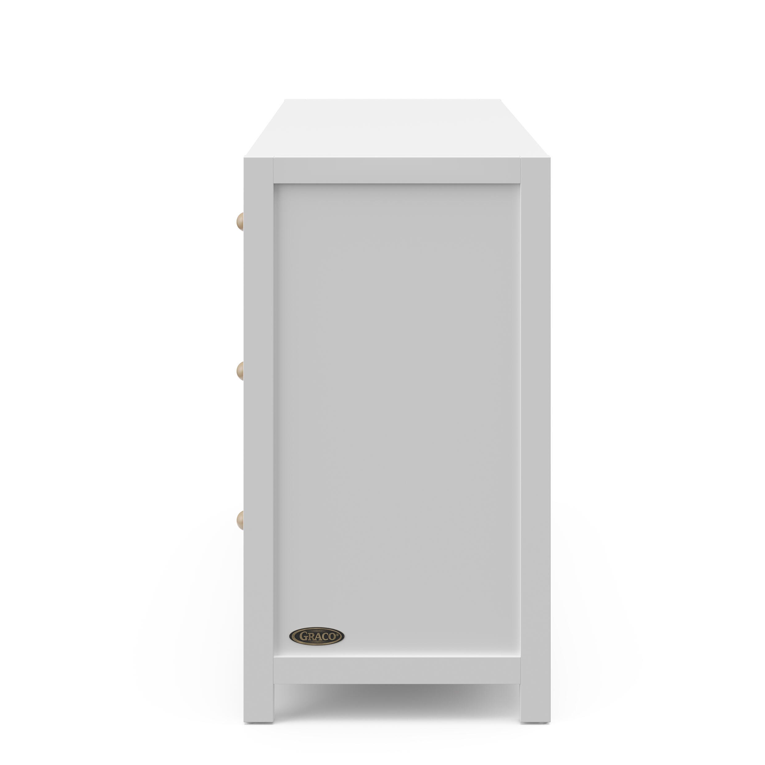 Graco Teddi 6 Drawer Double Dresser, White, large