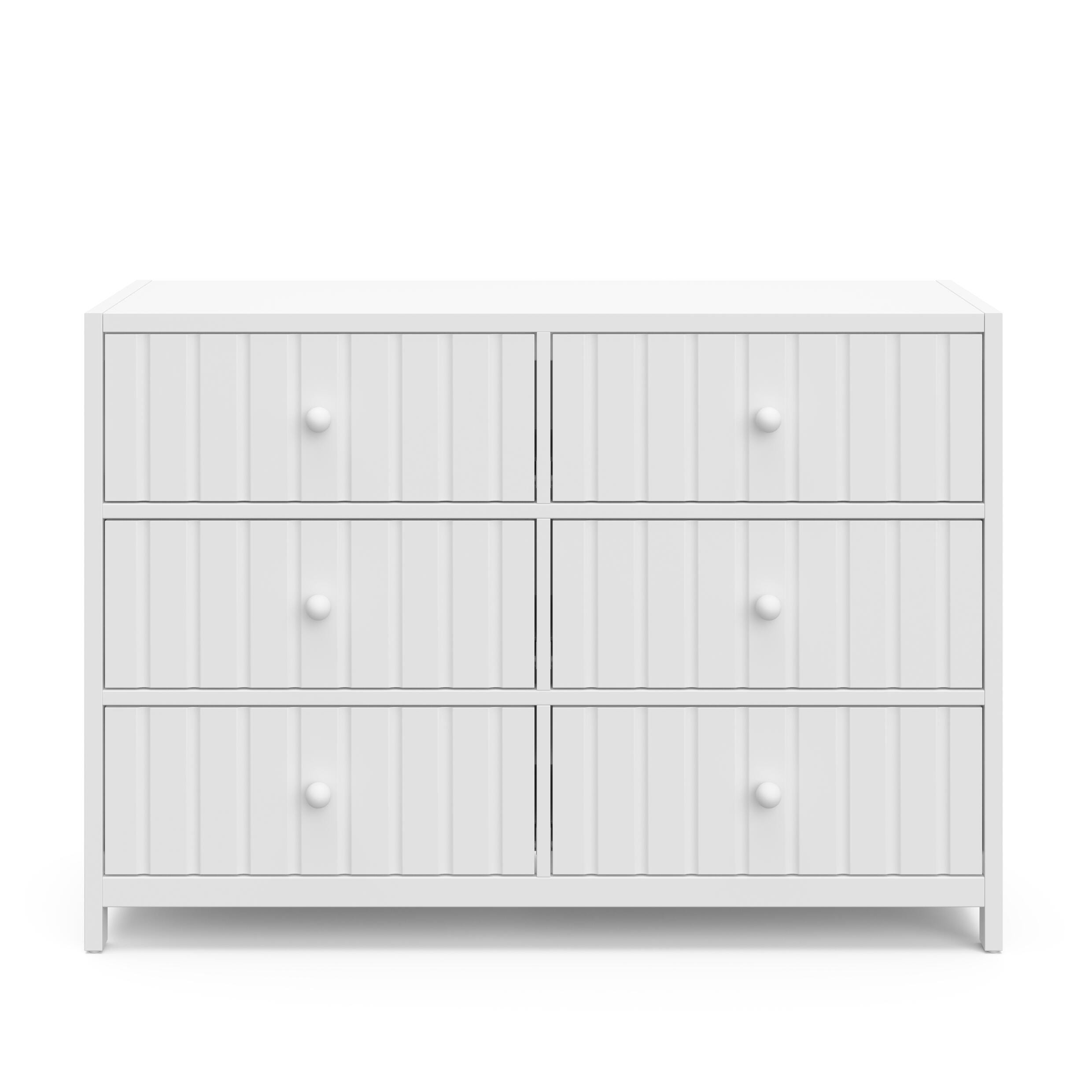 Graco Teddi 6 Drawer Double Dresser, White, large