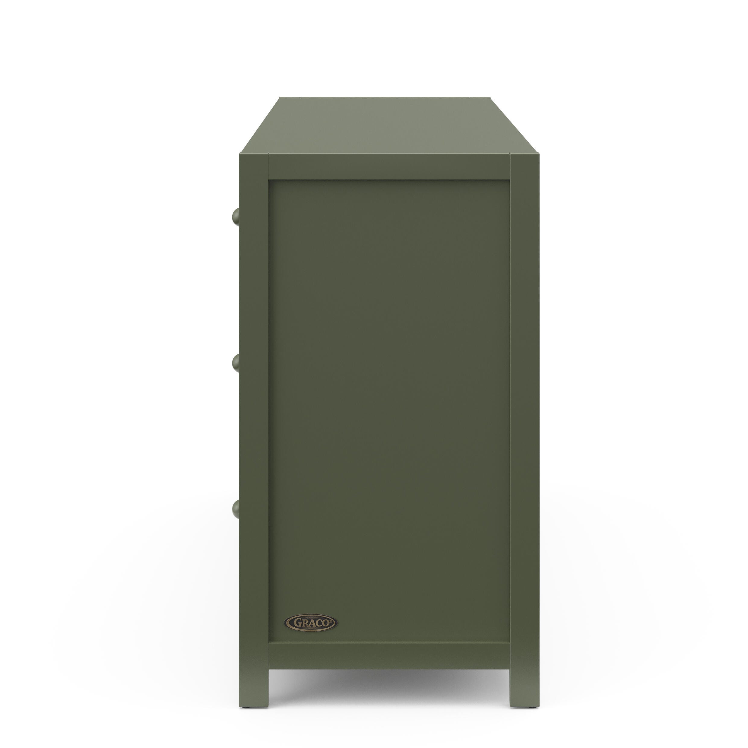 Graco Teddi 6 Drawer Double Dresser, Olive, large