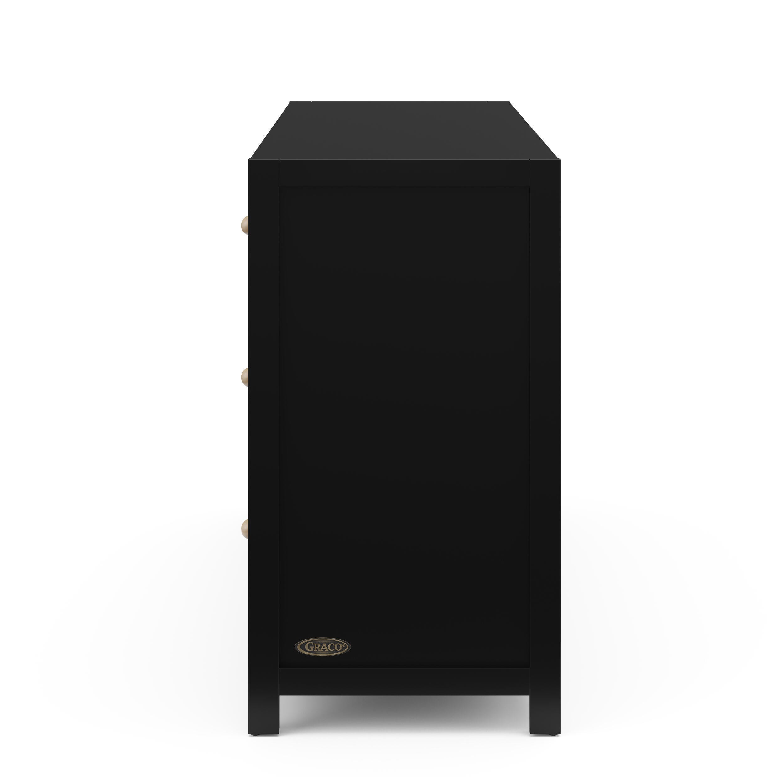 Graco Teddi 6 Drawer Double Dresser, Black, large