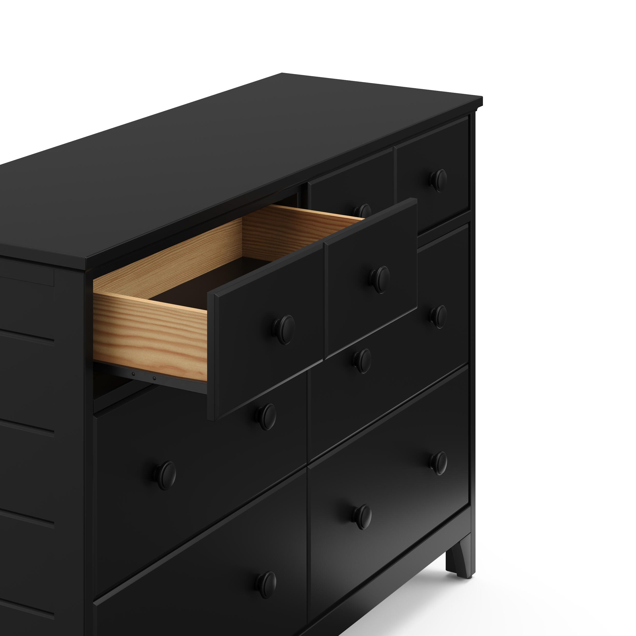 Storkcraft Moss 6 Drawer Double Dresser, , large