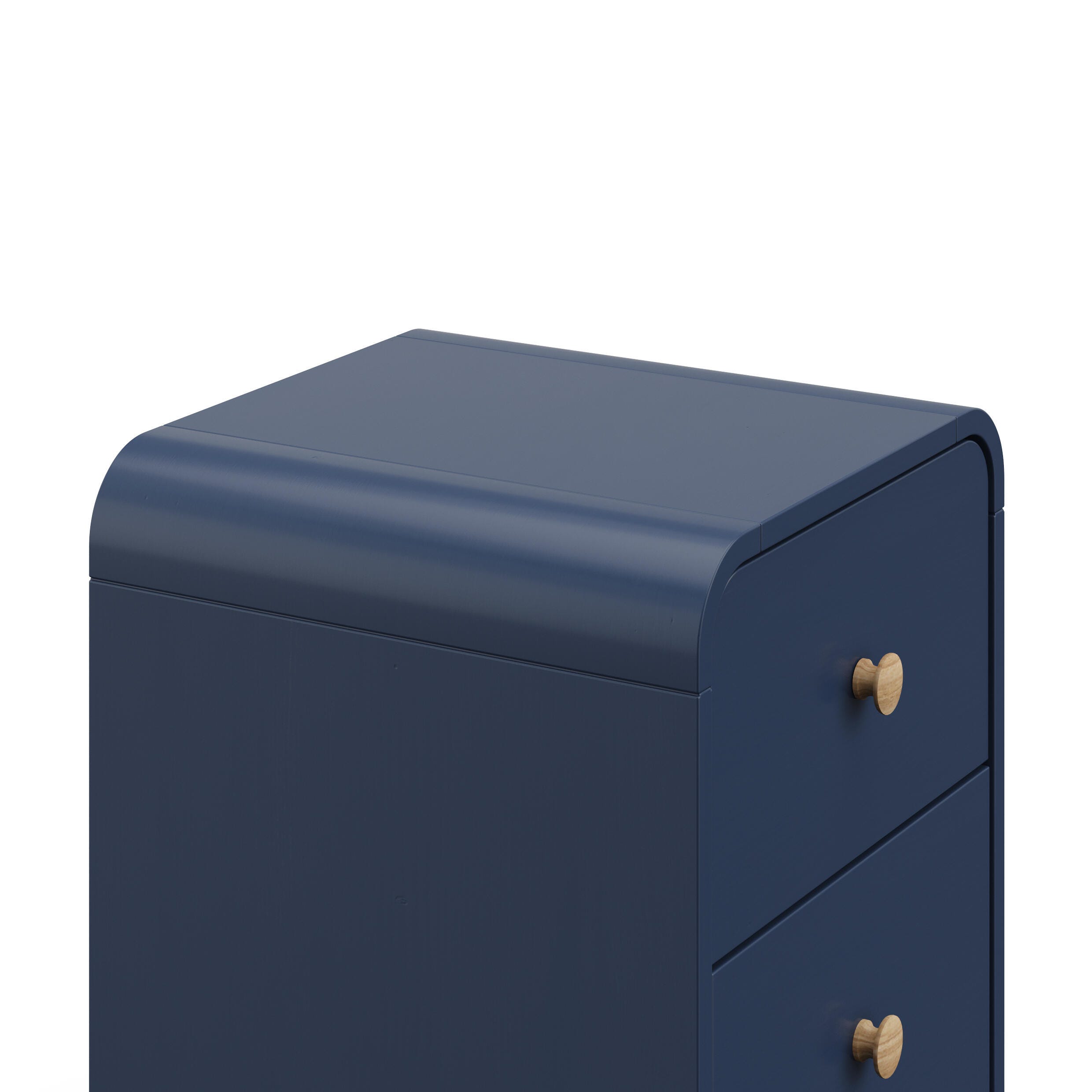 Storkcraft Next Santos 2 Drawer Nightstand, Midnight Blue, large