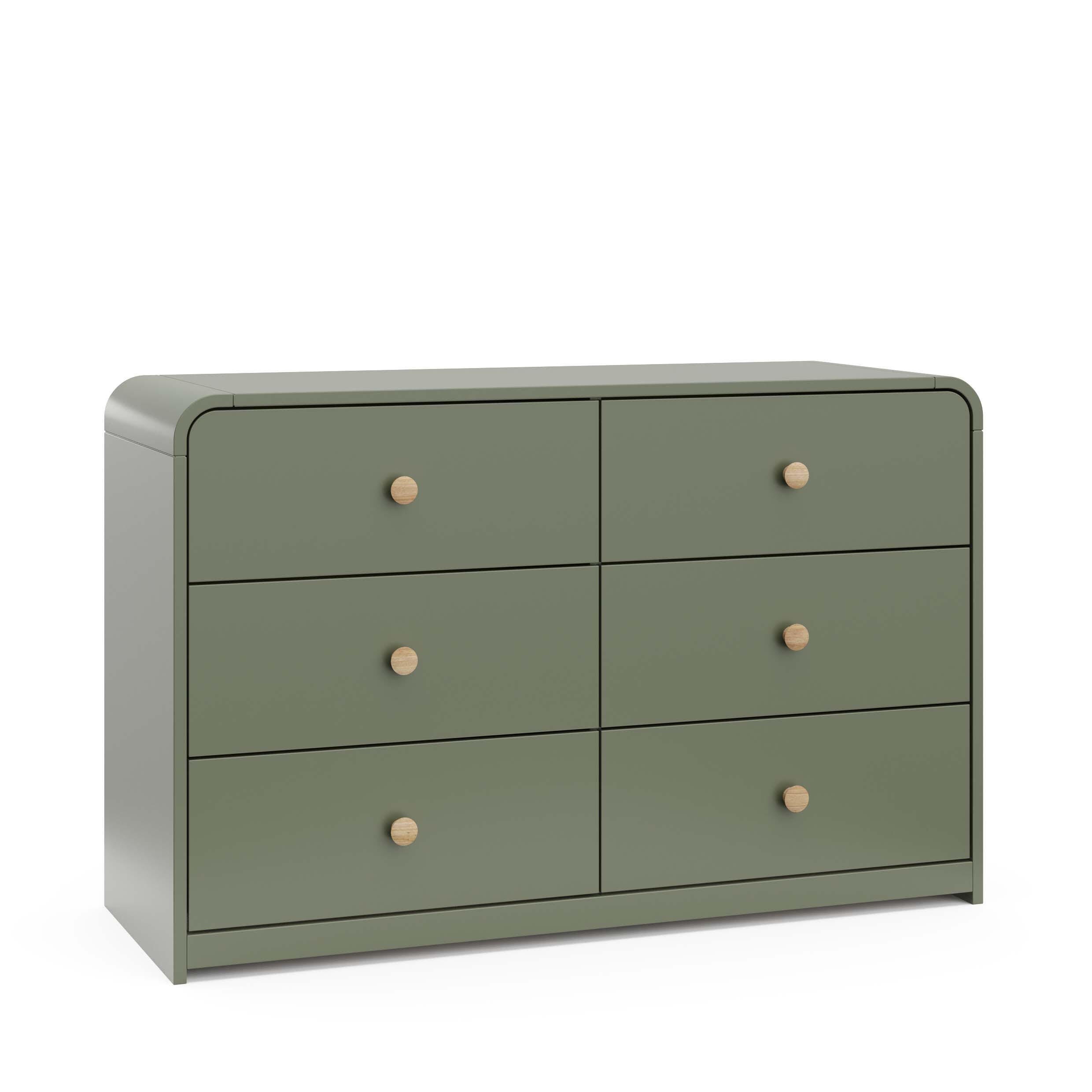 green emerald velvet dress Davinci Charlie 6-Drawer Double Dresser main image 0