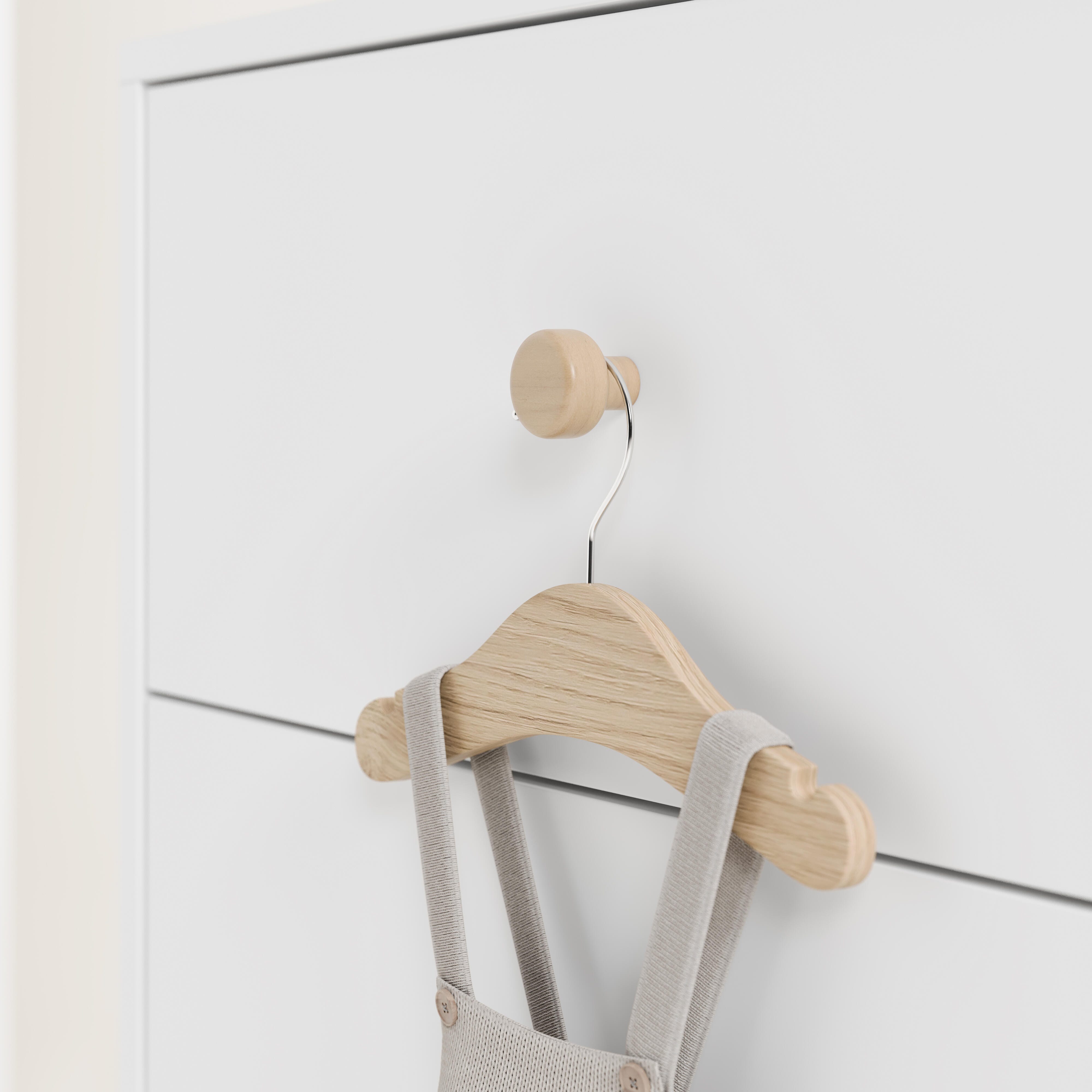 Storkcraft California 6 Drawer Double Dresser, White/Driftwood, large