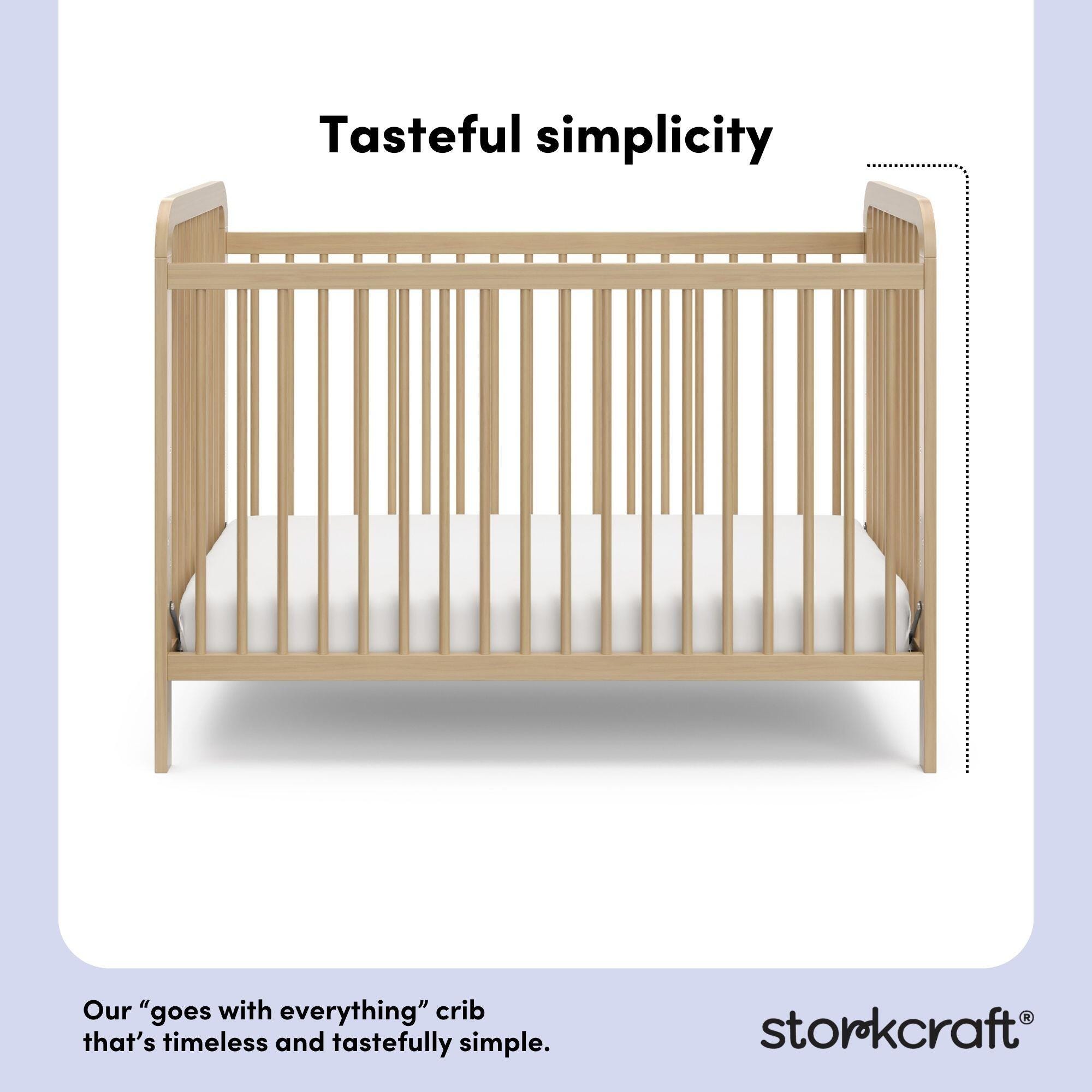 Storkcraft Pasadena 3-in-1 Convertible Crib, Driftwood, large