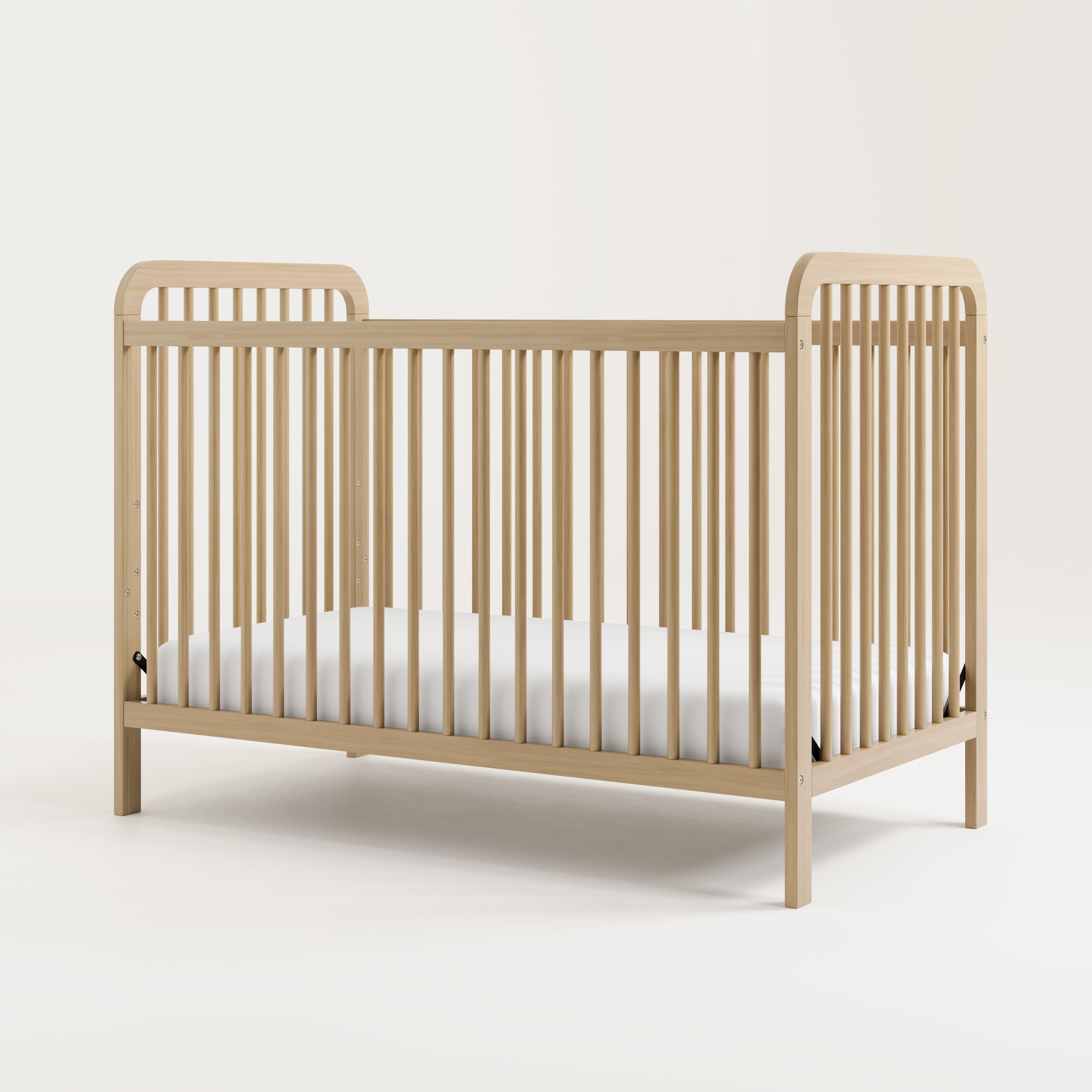Storkcraft Pasadena 3-in-1 Convertible Crib, Driftwood, large