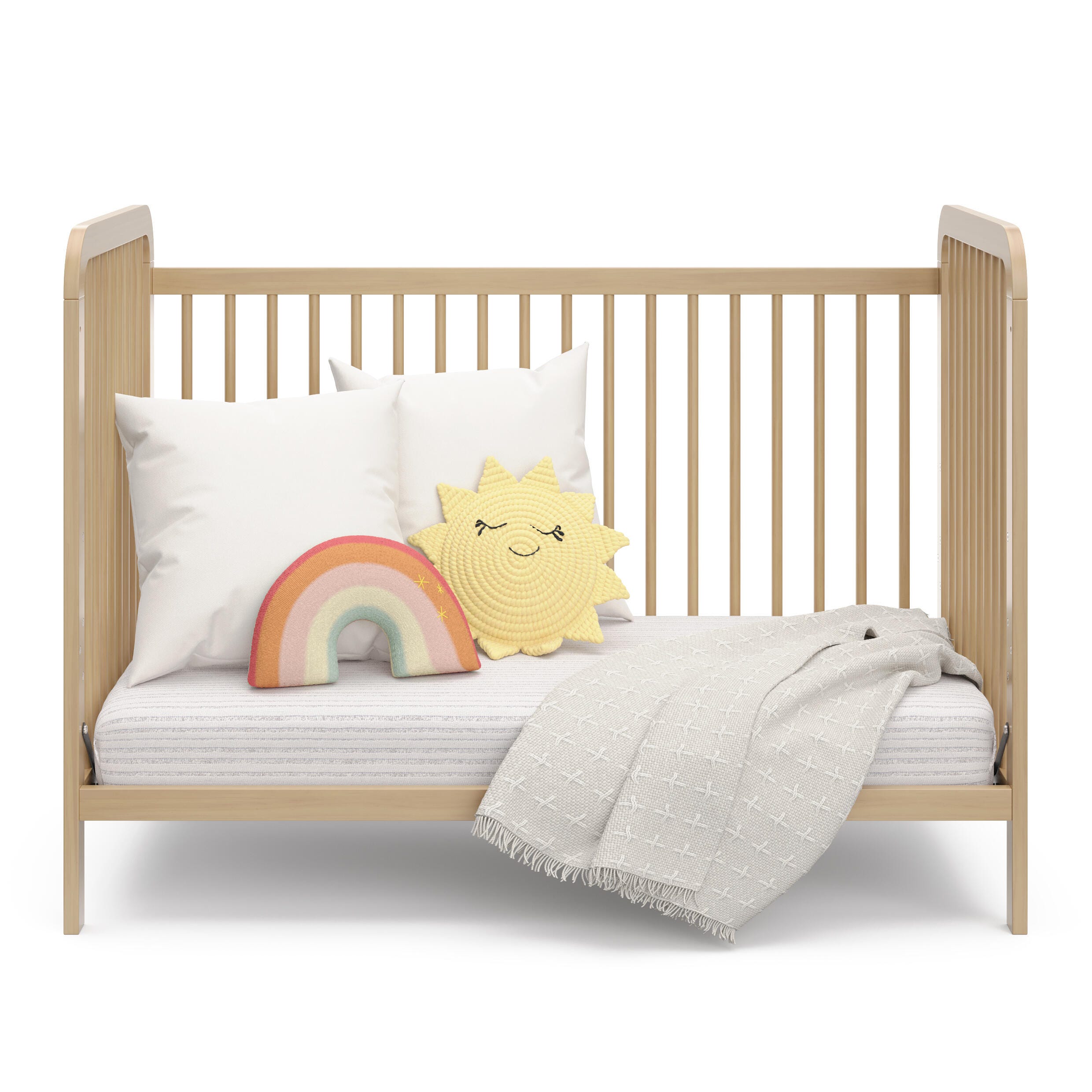 Storkcraft Pasadena 3-in-1 Convertible Crib, Driftwood, large