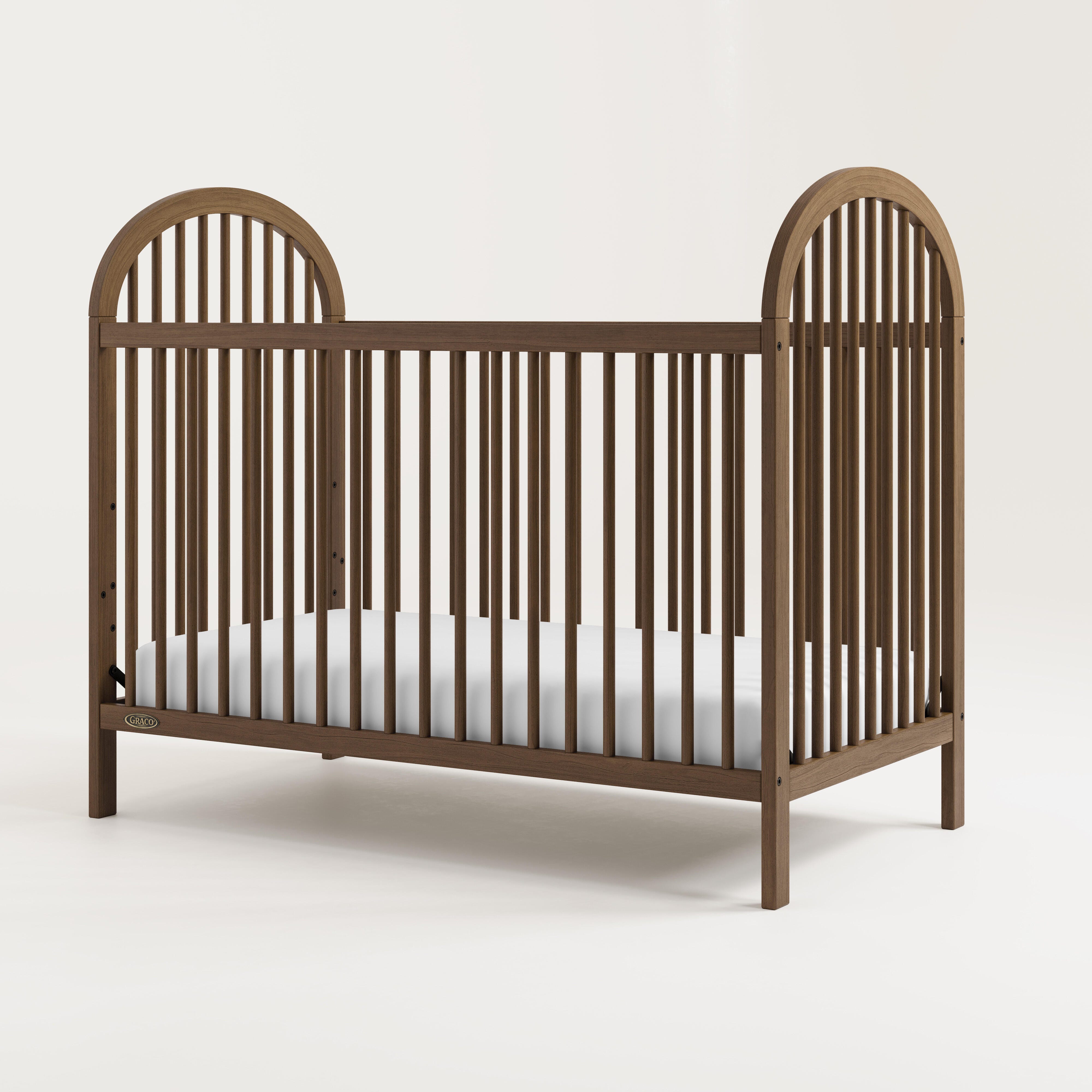Graco Olivia 3-in-1 Convertible Crib, Hazelnut, large