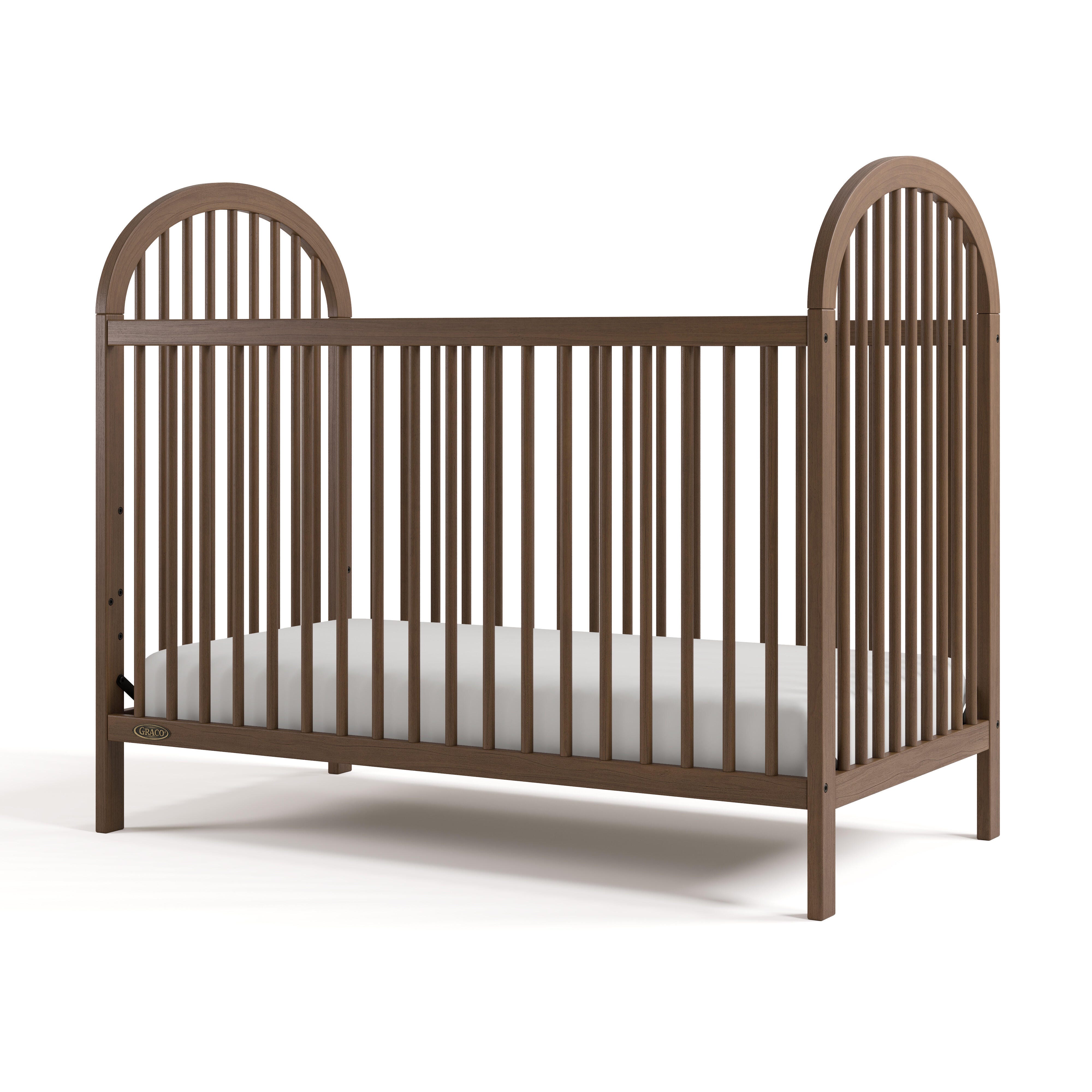 Graco Olivia 3-in-1 Convertible Crib, Hazelnut, large
