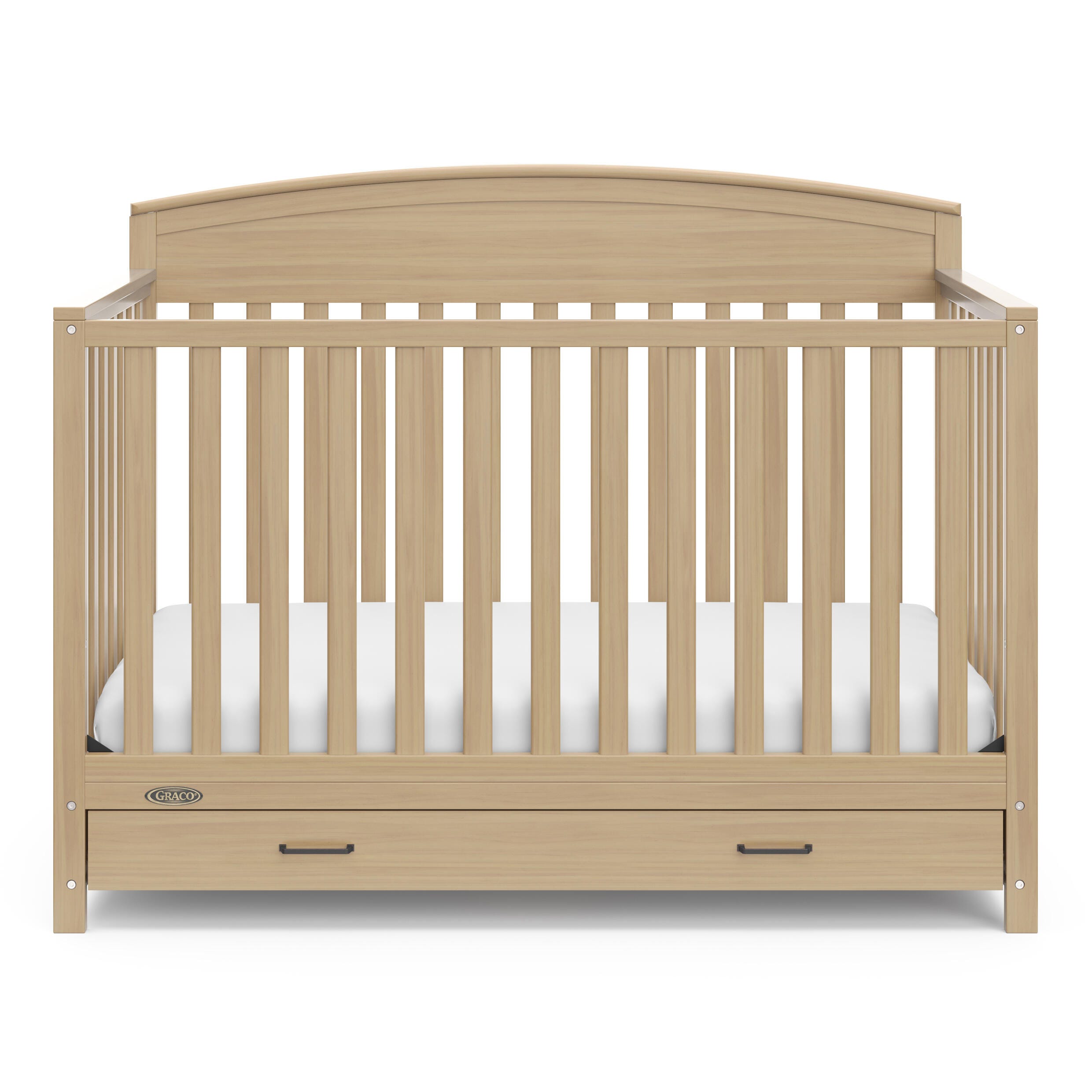 Graco Benton 5-in-1 Convertible Crib with Drawer, Driftwood, large