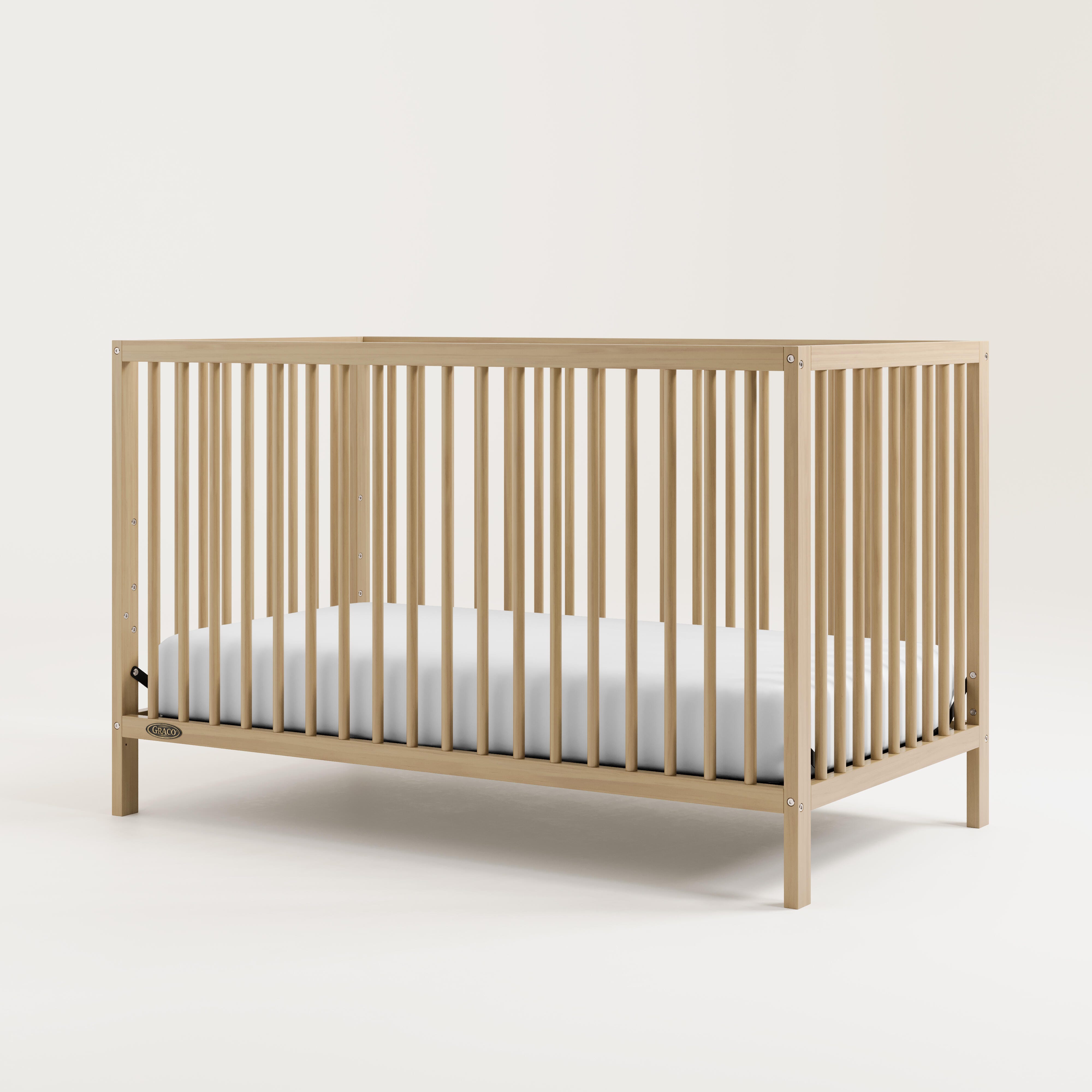 Graco Teddi 5-in-1 Convertible Crib, Driftwood, large