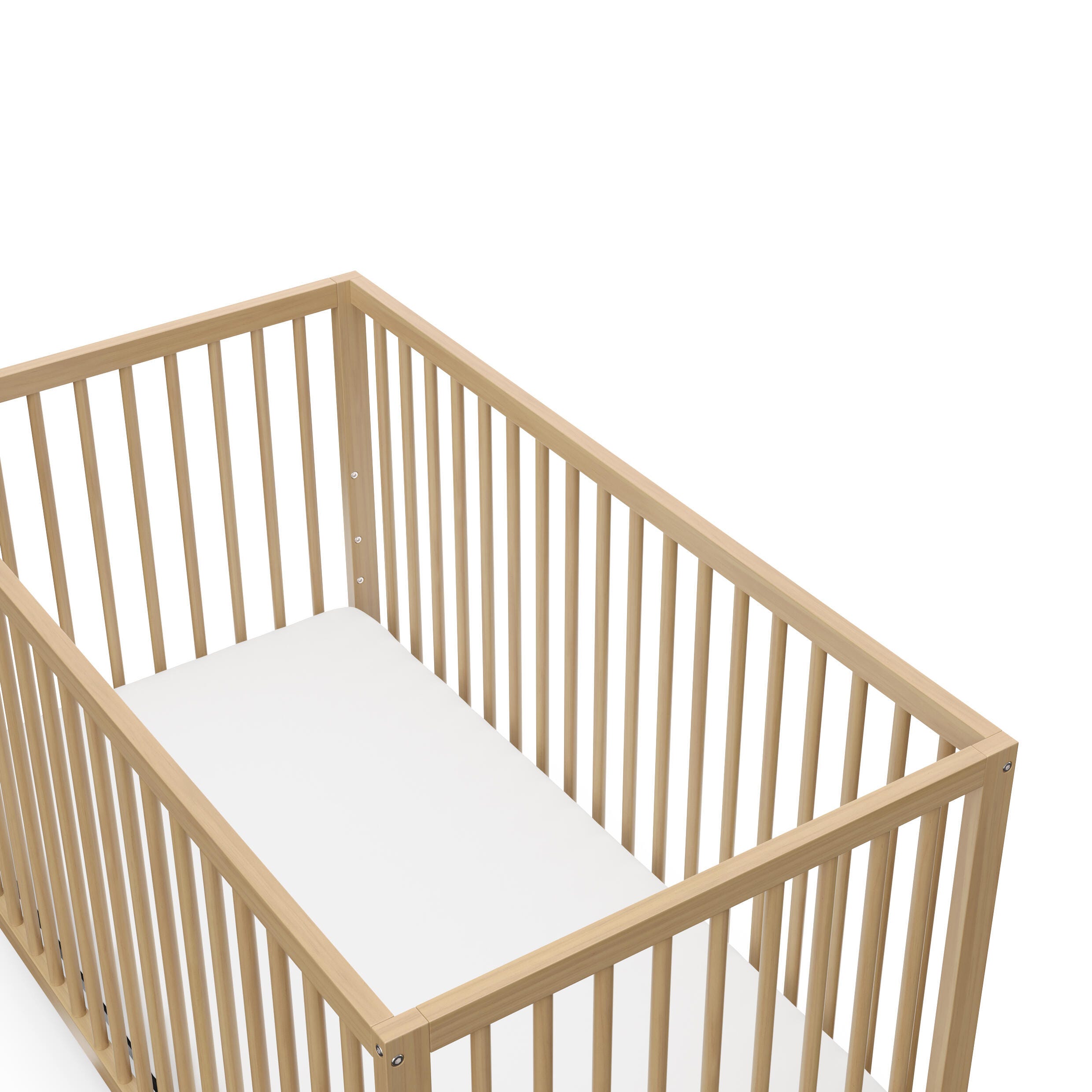 Graco Teddi 5-in-1 Convertible Crib, Driftwood, large