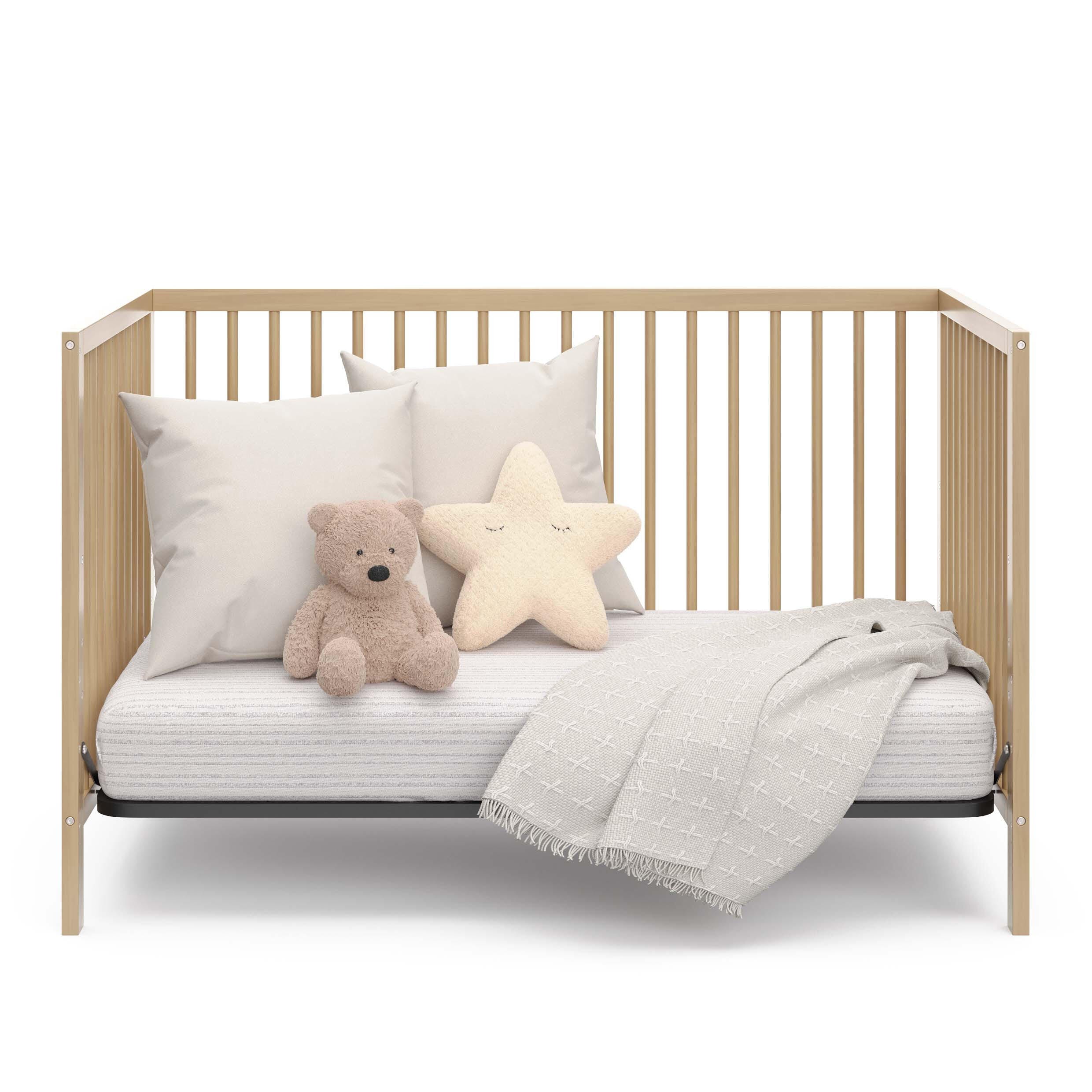 Graco Teddi 5-in-1 Convertible Crib, Driftwood, large