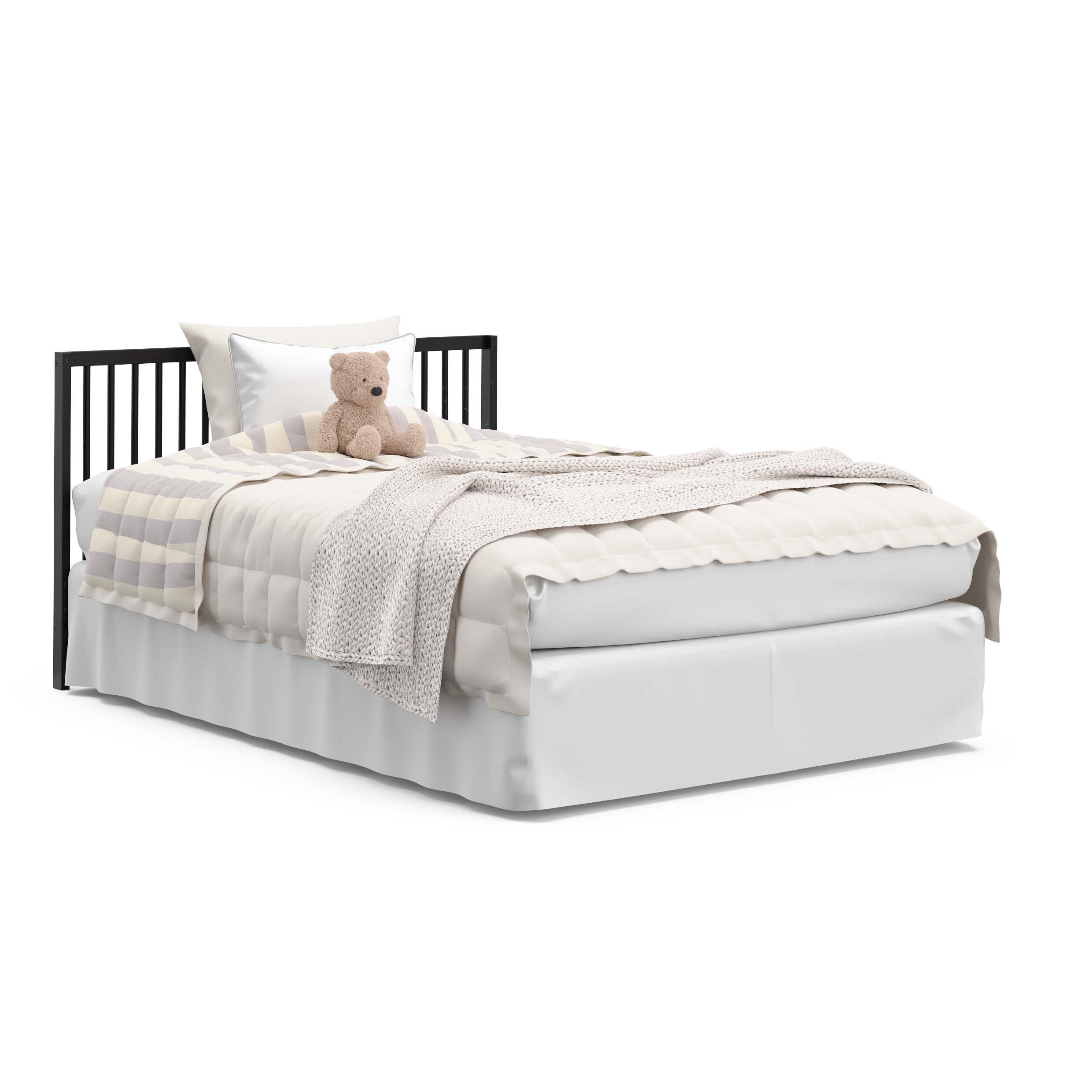 Graco Teddi 5-in-1 Convertible Crib, Black, large