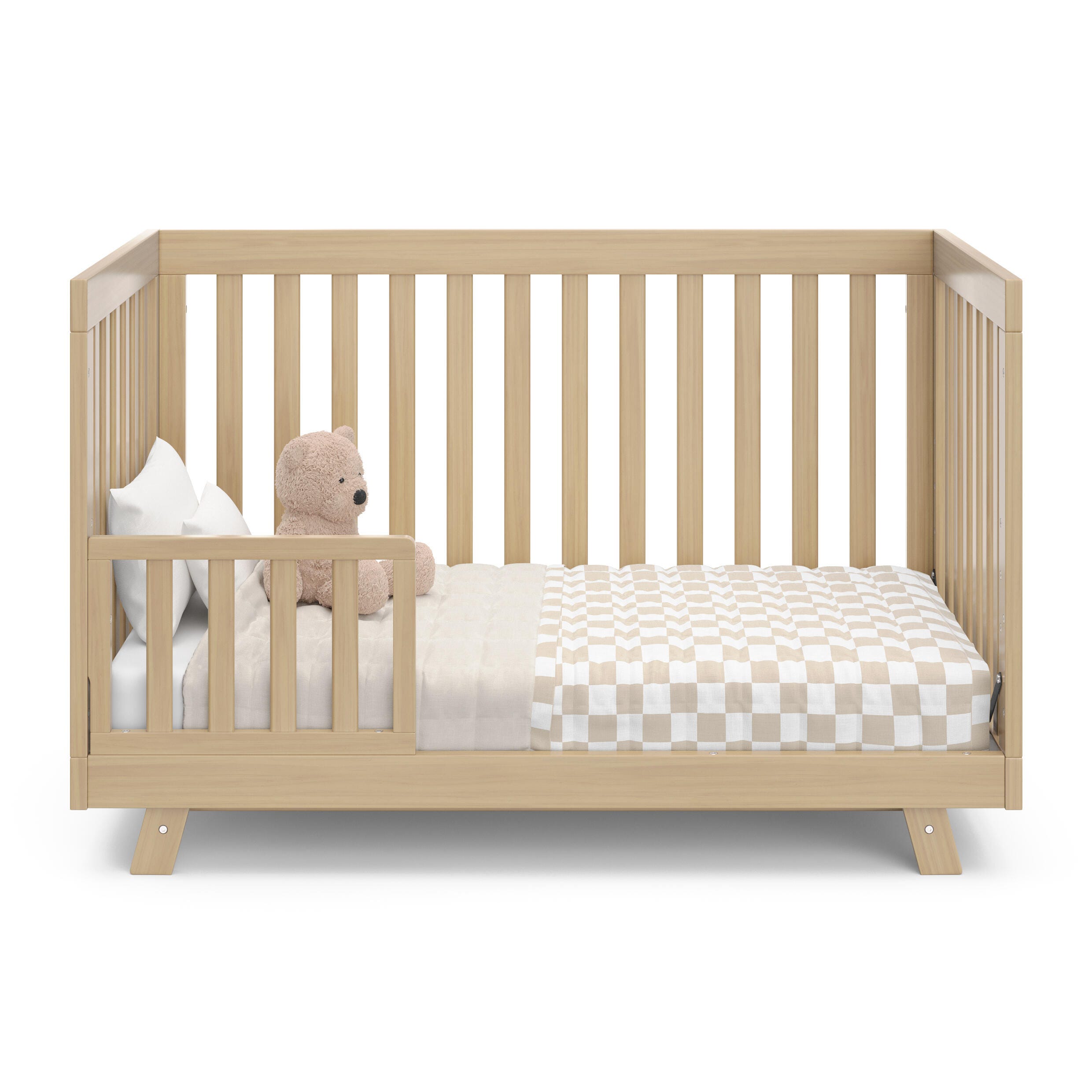 Storkcraft Beckett 3-in-1 Convertible Crib, Driftwood, large